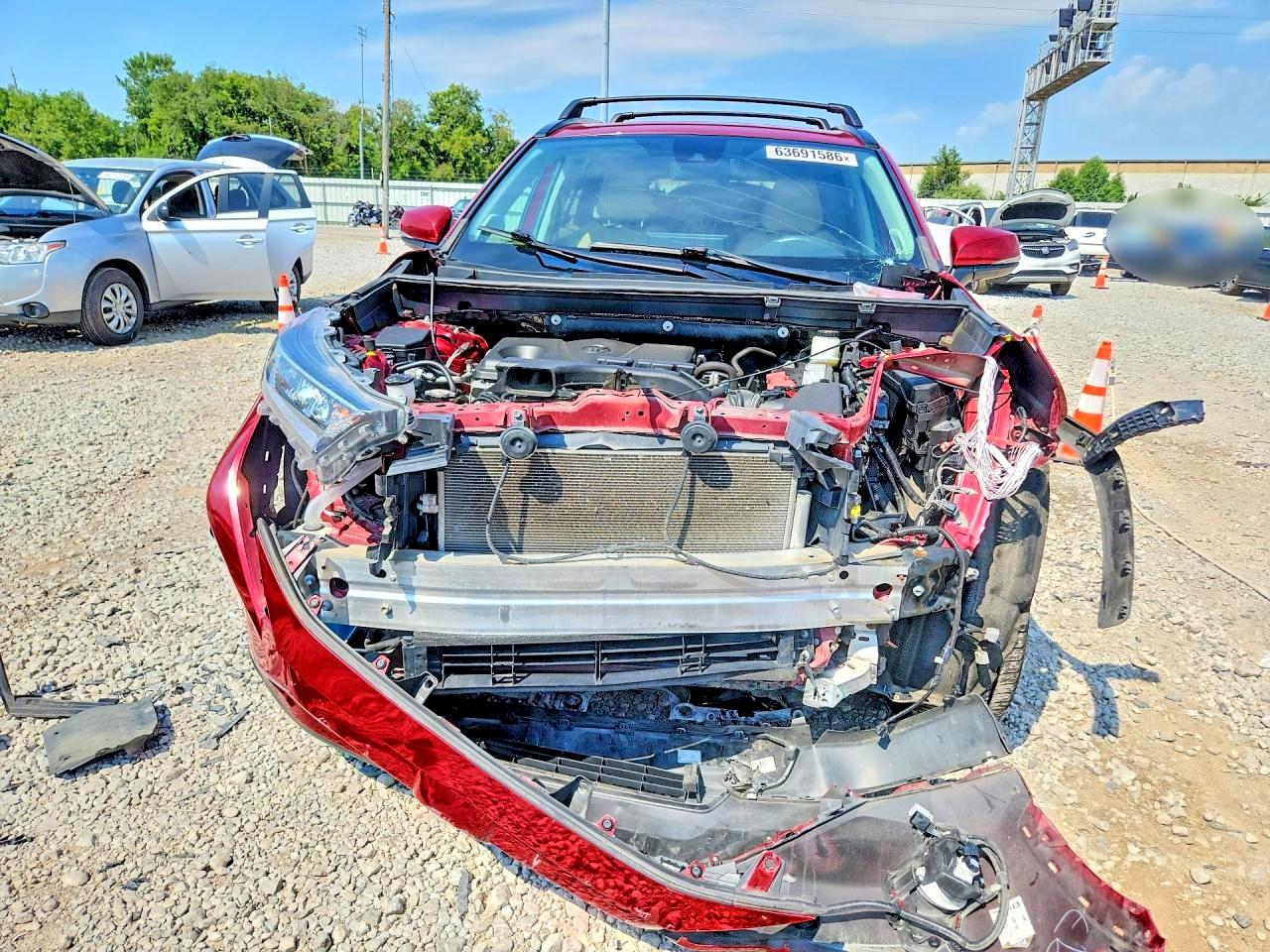 2021 Toyota Rav4 Limited Red vin: 2T3N1RFV6MC143841