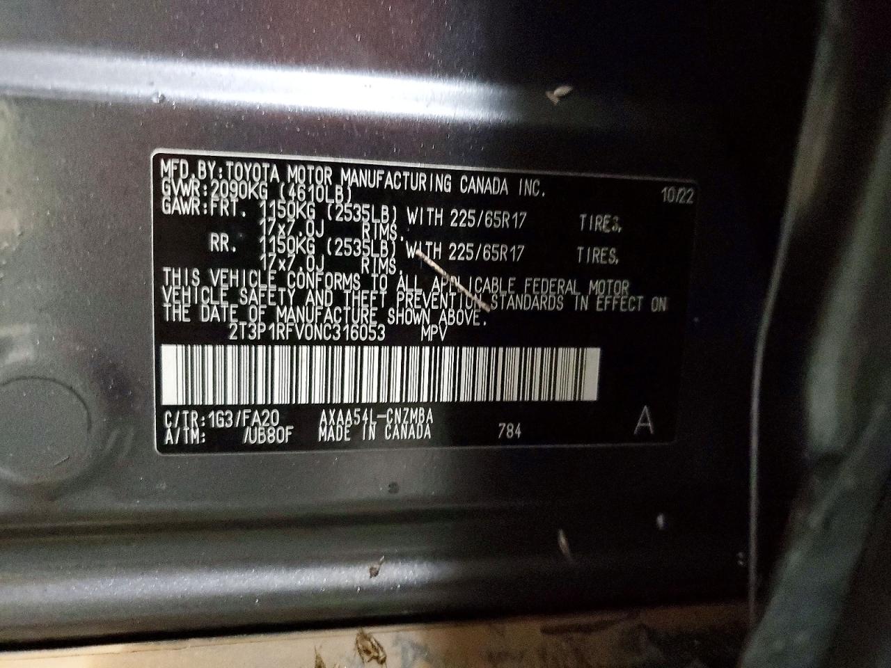 2022 Toyota Rav4 Xle Gray vin: 2T3P1RFV0NC316053