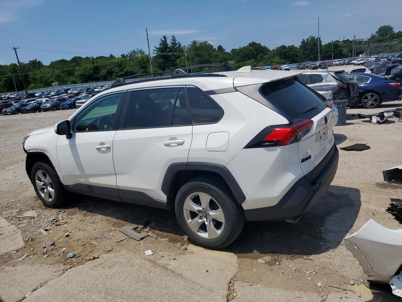 2019 Toyota Rav4 Xle White vin: 2T3P1RFV1KC019157
