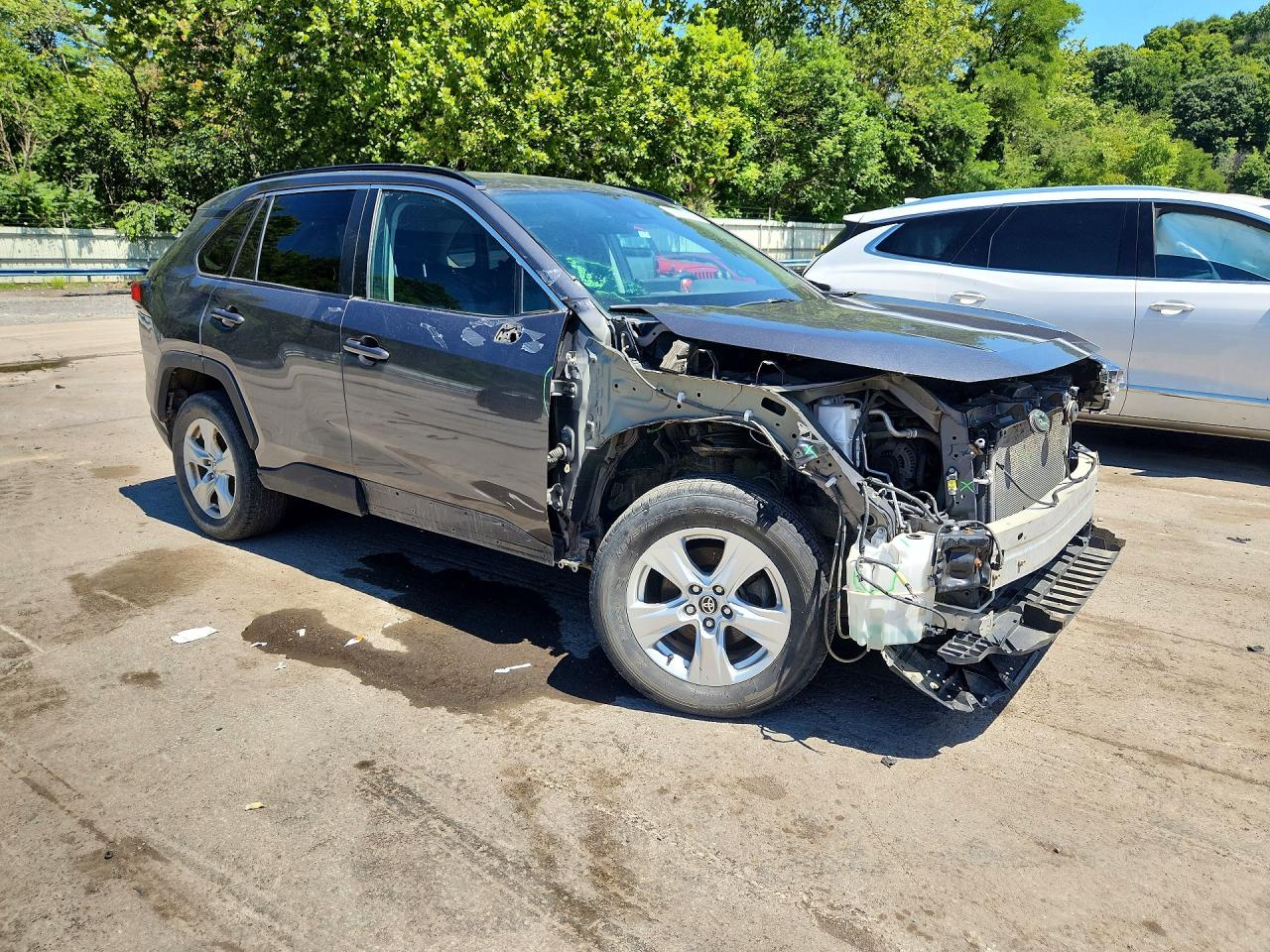2021 Toyota Rav4 Xle Gray vin: 2T3P1RFV1MW243157