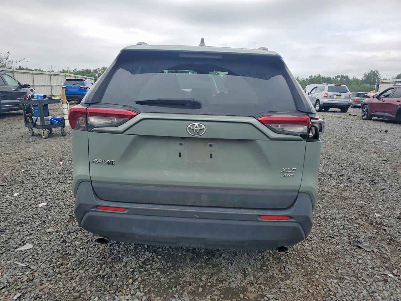 2019 Toyota Rav4 Xle Green vin: 2T3P1RFV2KC029213