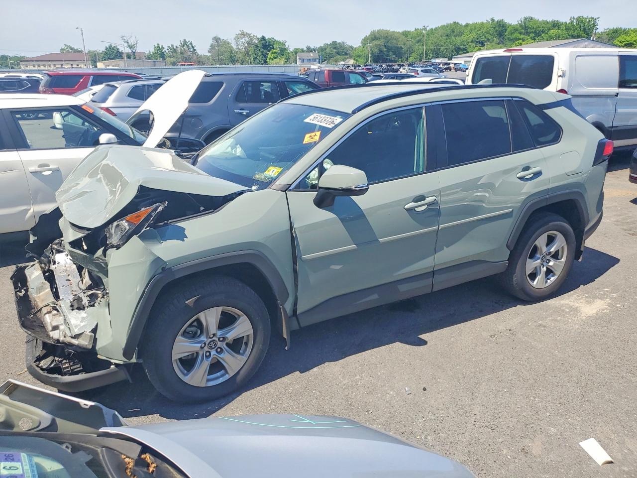 2020 Toyota Rav4 Xle Green vin: 2T3P1RFV2LW125939