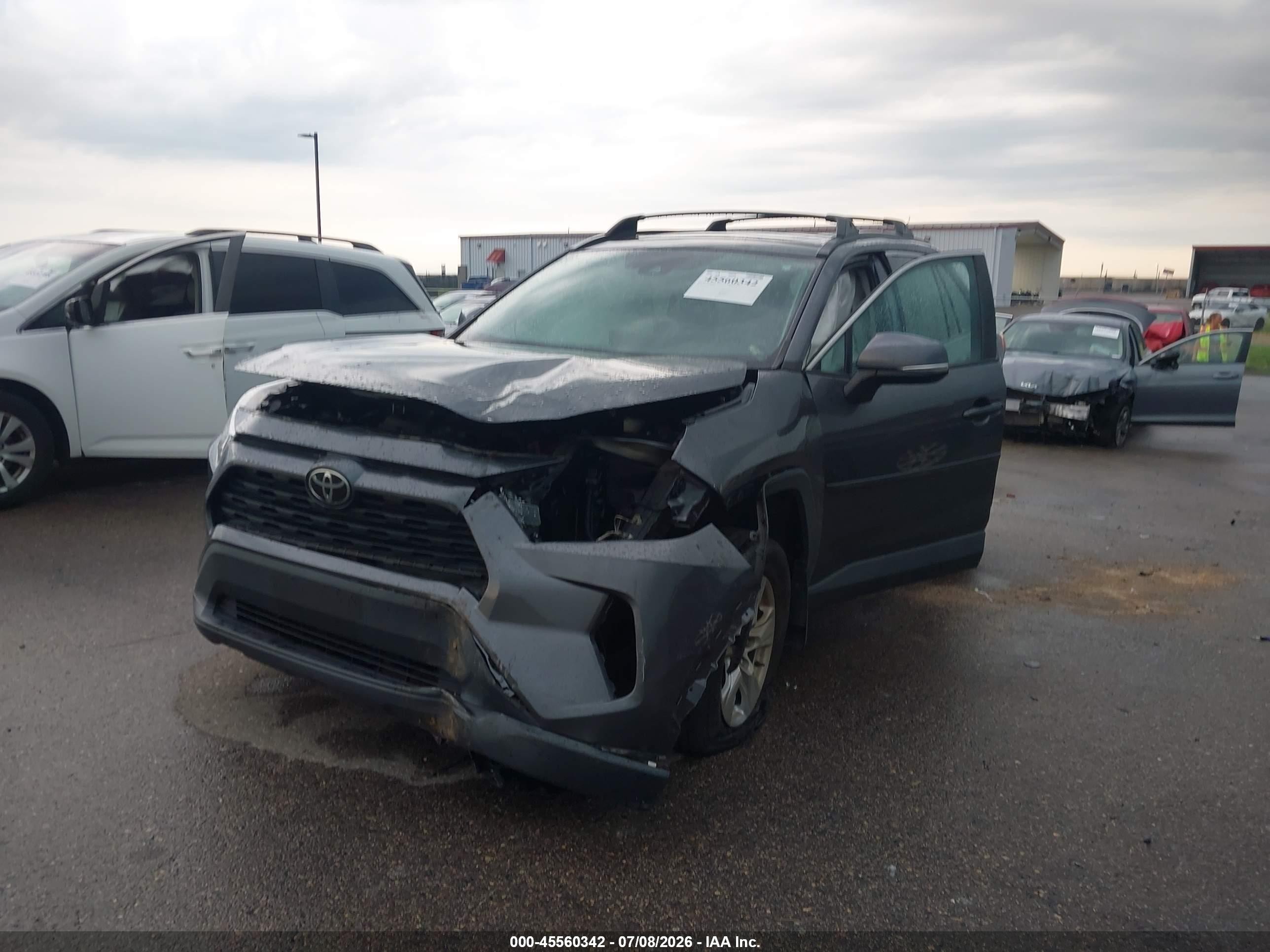 2021 Toyota Rav4 Xle Gray vin: 2T3P1RFV2MC167627
