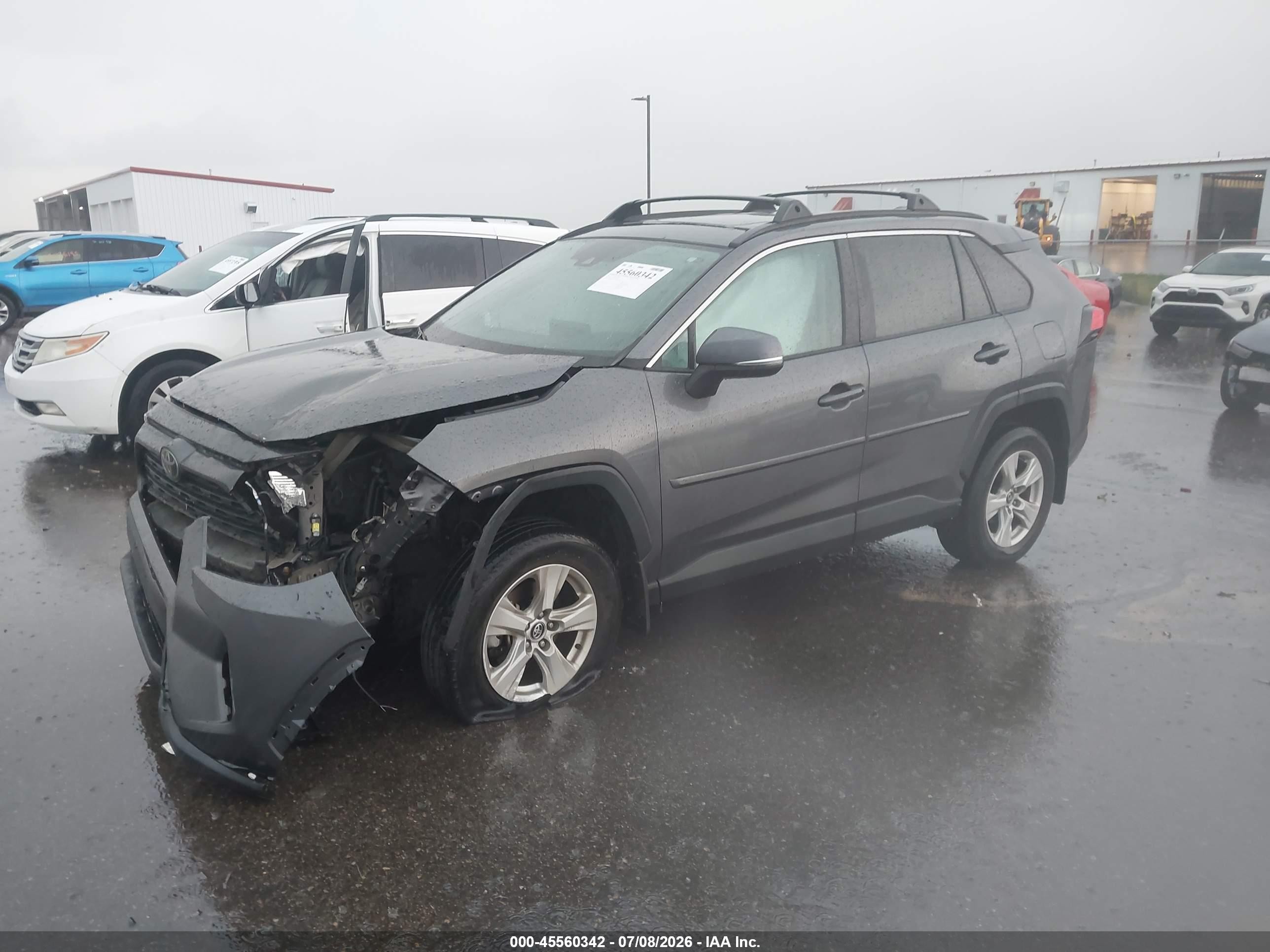 2021 Toyota Rav4 Xle Gray vin: 2T3P1RFV2MC167627