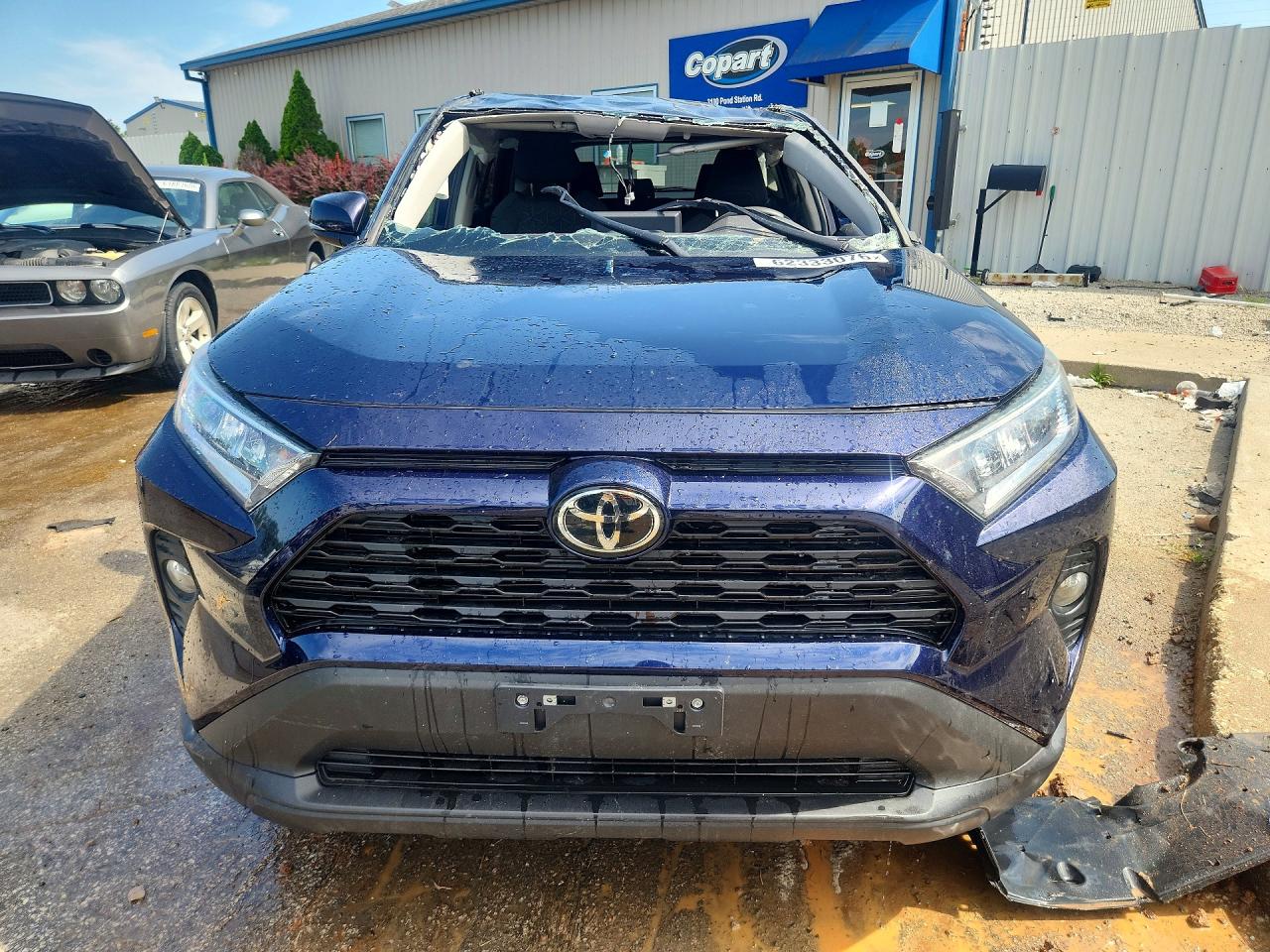 2021 Toyota Rav4 Xle Синий vin: 2T3P1RFV3MW207261