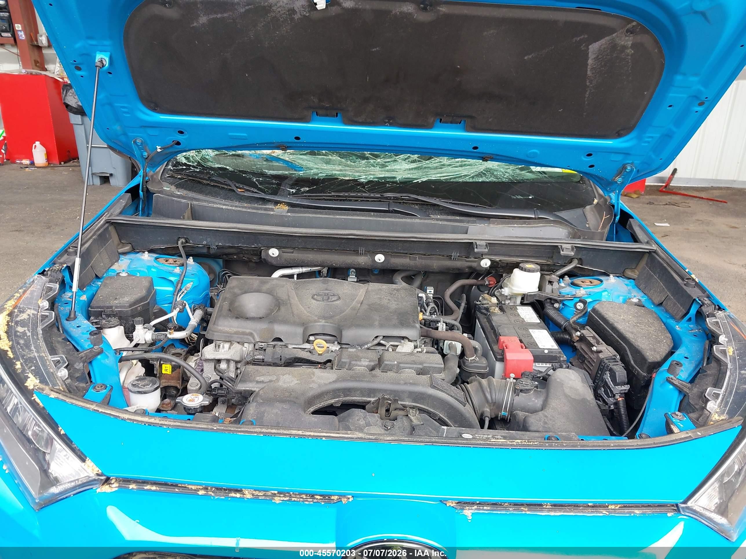 2020 Toyota Rav4 Xle Blue vin: 2T3P1RFV4LW117437