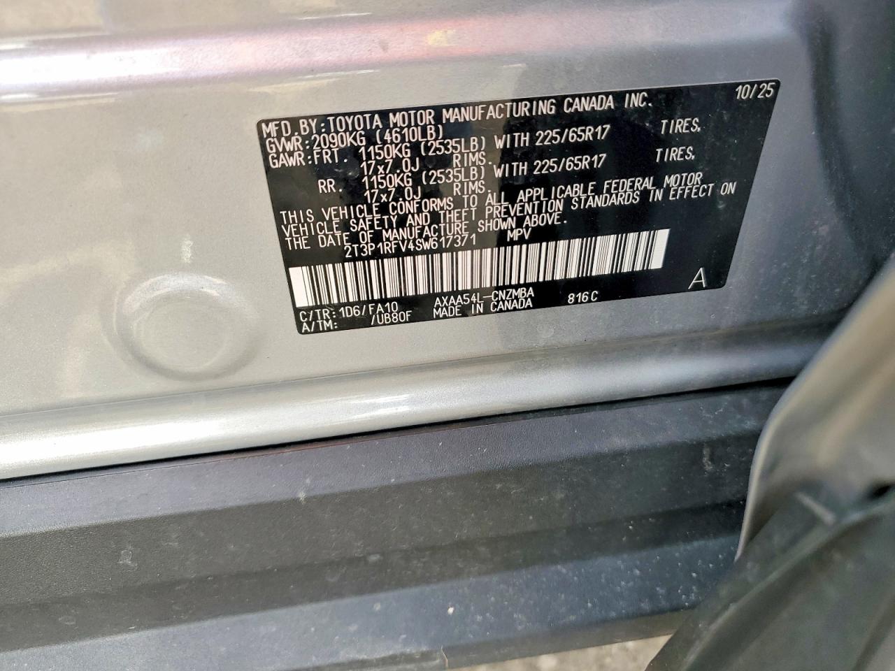 2025 Toyota Rav4 Xle Silver vin: 2T3P1RFV4SW617371