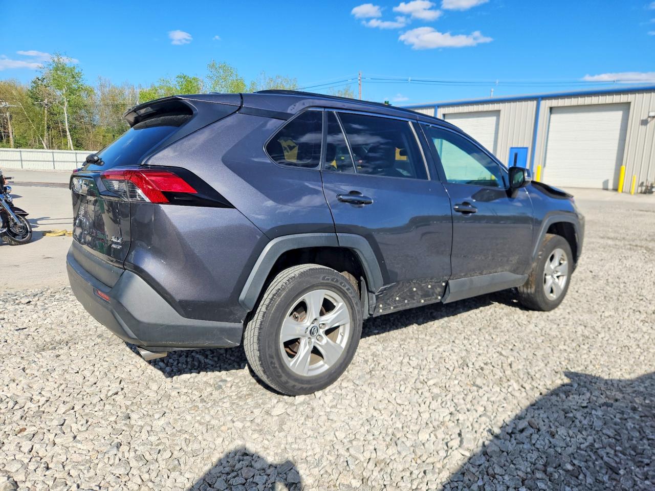 2019 Toyota Rav4 Xle Gray vin: 2T3P1RFV7KW036351
