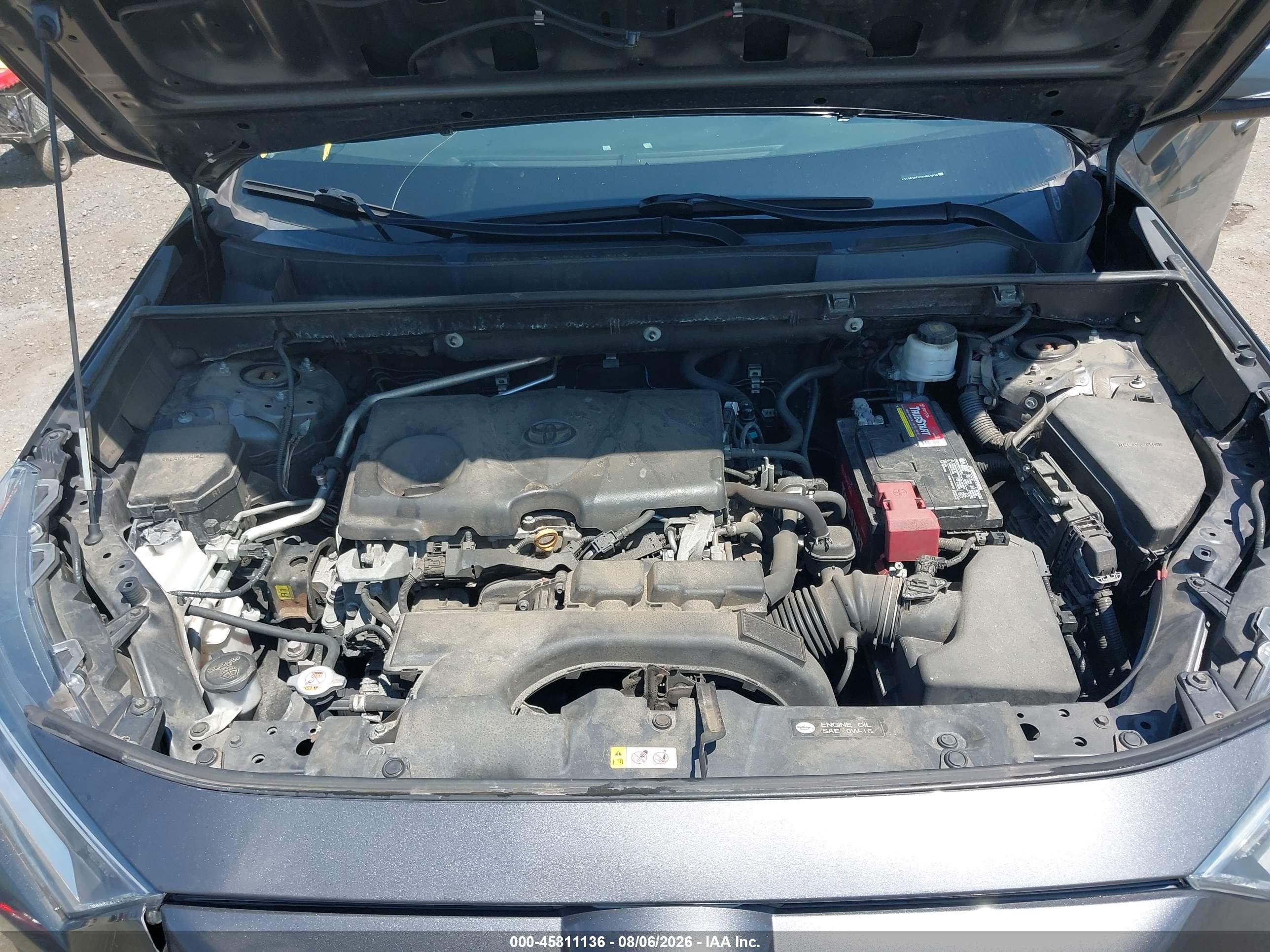 2019 Toyota Rav4 Xle Gray vin: 2T3P1RFV7KW043039