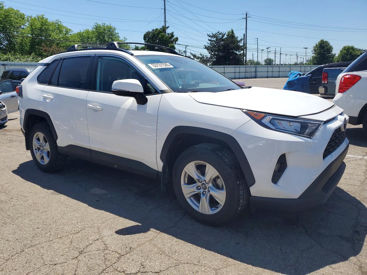 2020 Toyota Rav4 Xle White vin: 2T3P1RFV7LW133230