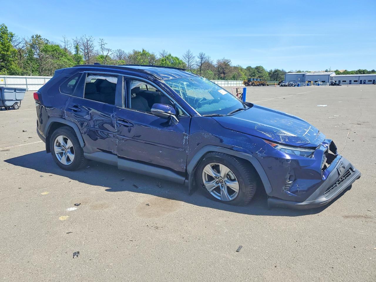 2021 Toyota Rav4 Xle Синий vin: 2T3P1RFV8MW219504