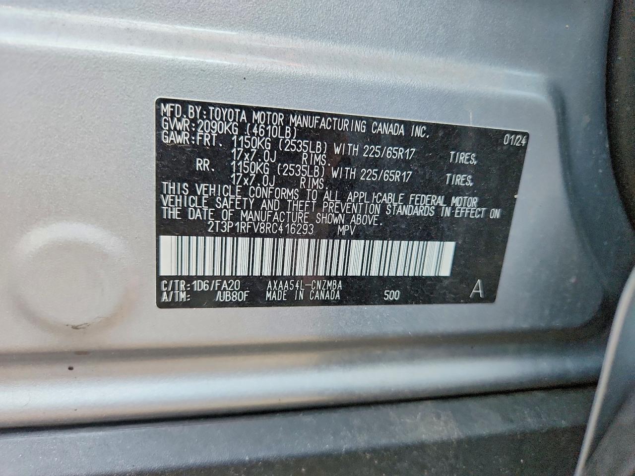 2024 Toyota Rav4 Xle Silver vin: 2T3P1RFV8RC416293