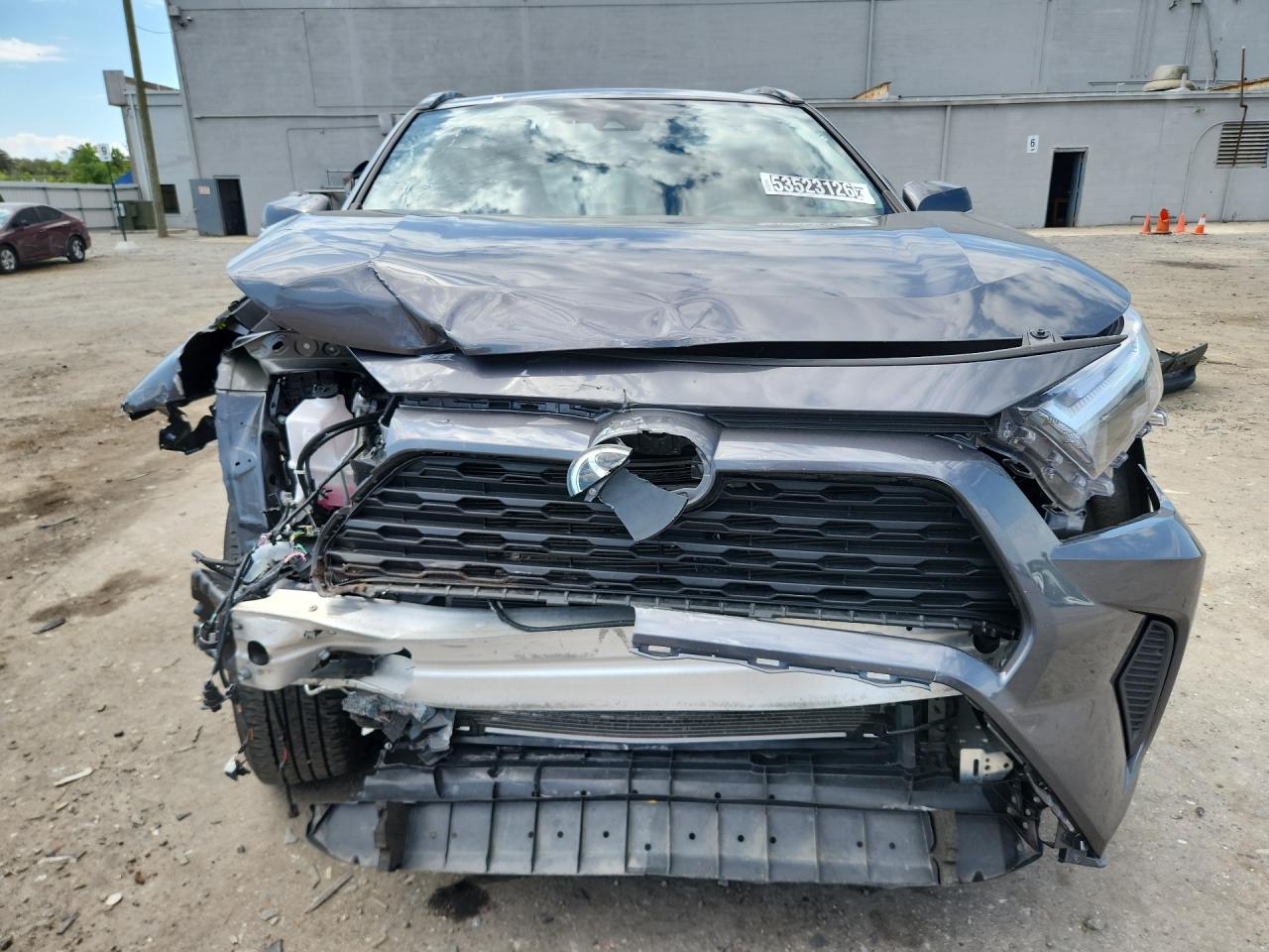 2025 Toyota Rav4 Xle Gray vin: 2T3P1RFV8SC513841 Damage: Front Bumper Reinforcement, Broken, Replacement Required