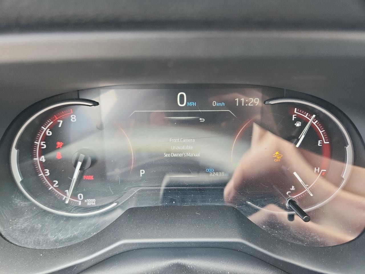 2025 Toyota Rav4 Xle Gray vin: 2T3P1RFV8SC513841 Damage: Warning Light - Air Bag, On, Unacceptable