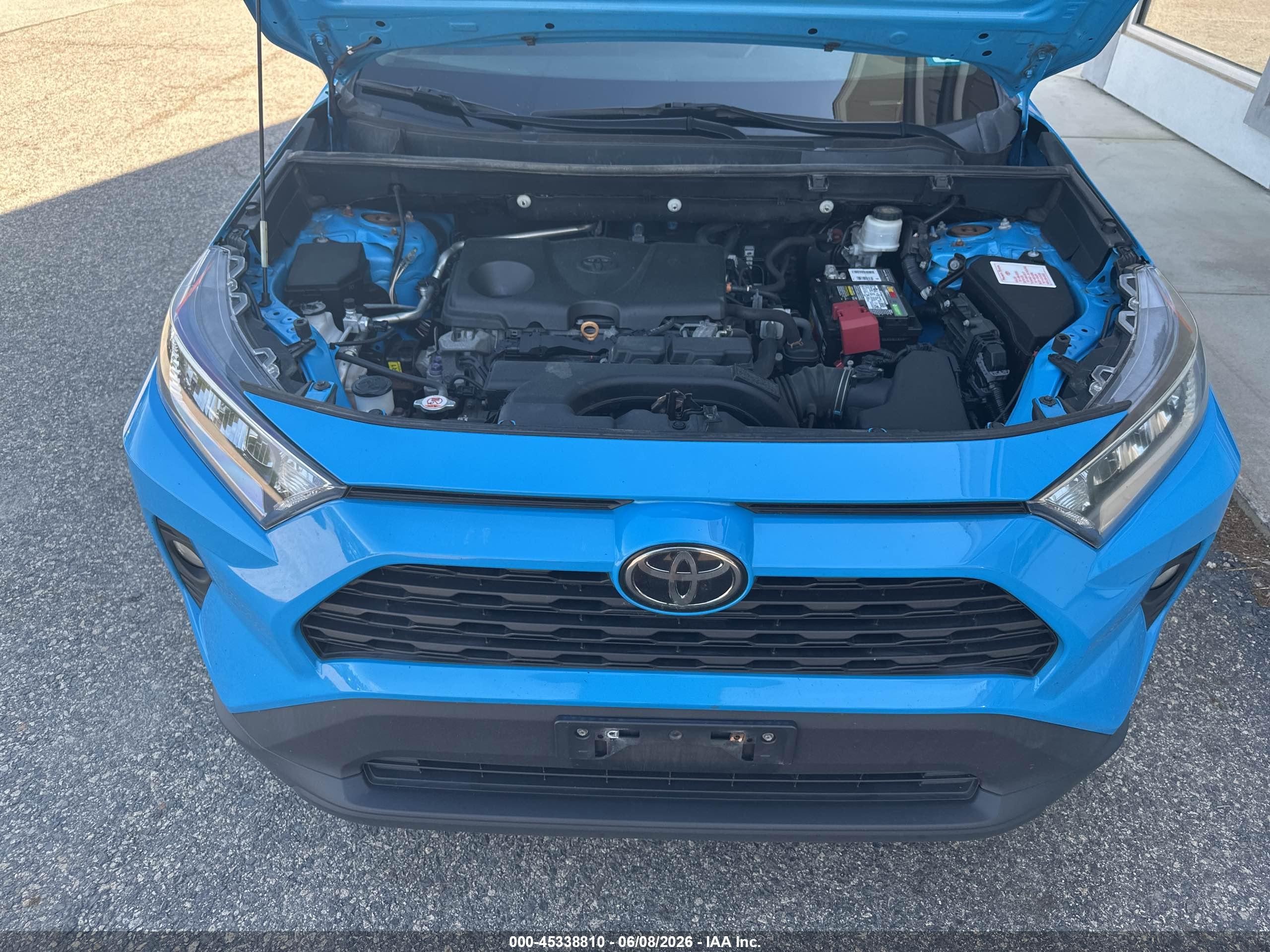 2019 Toyota Rav4 Xle Blue vin: 2T3P1RFVXKC043442