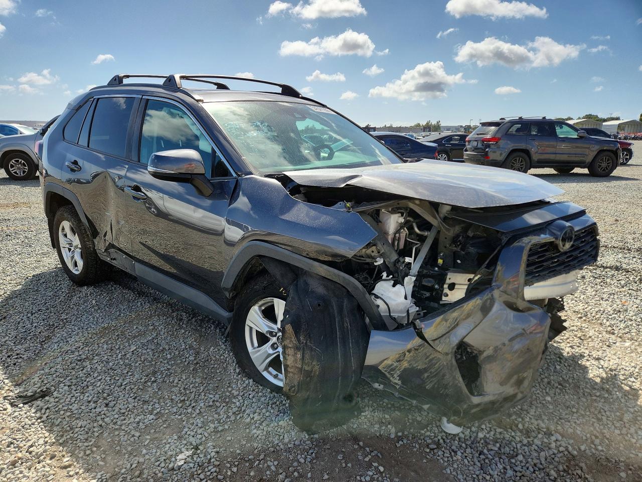 2019 Toyota Rav4 Xle Gray vin: 2T3P1RFVXKW023867