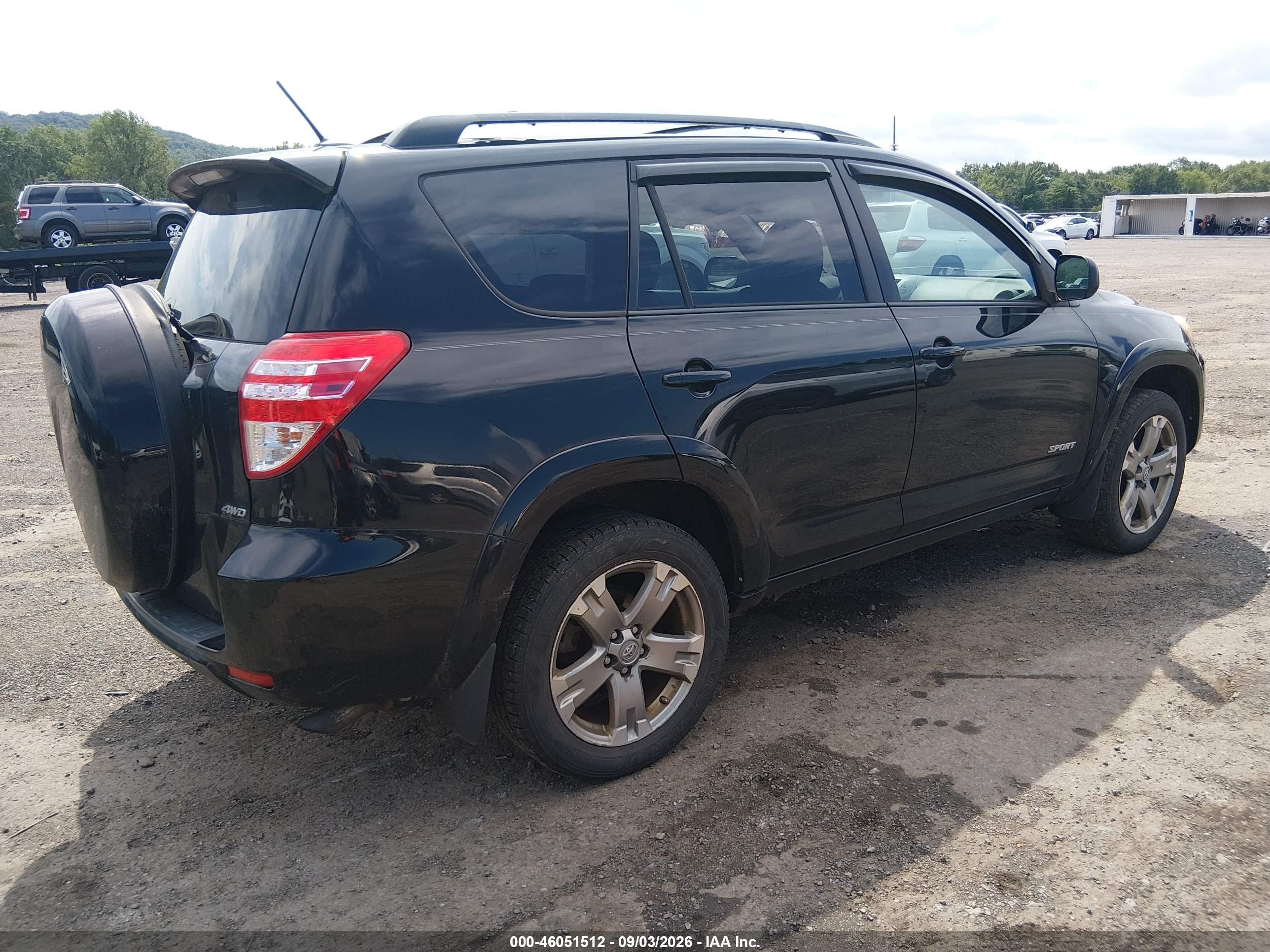 2010 Toyota Rav4 Sport Black vin: 2T3RF4DV0AW052471
