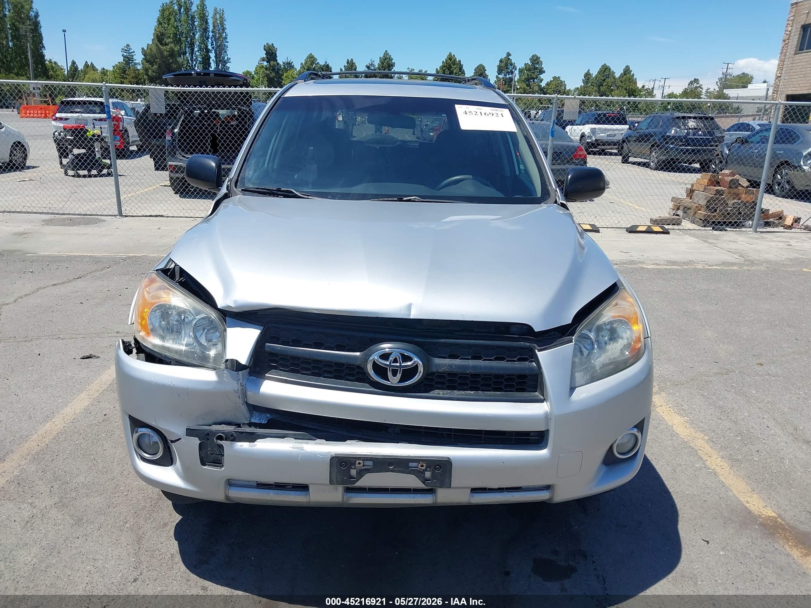 2010 Toyota Rav4 Sport Silver vin: 2T3RF4DV1AW045139