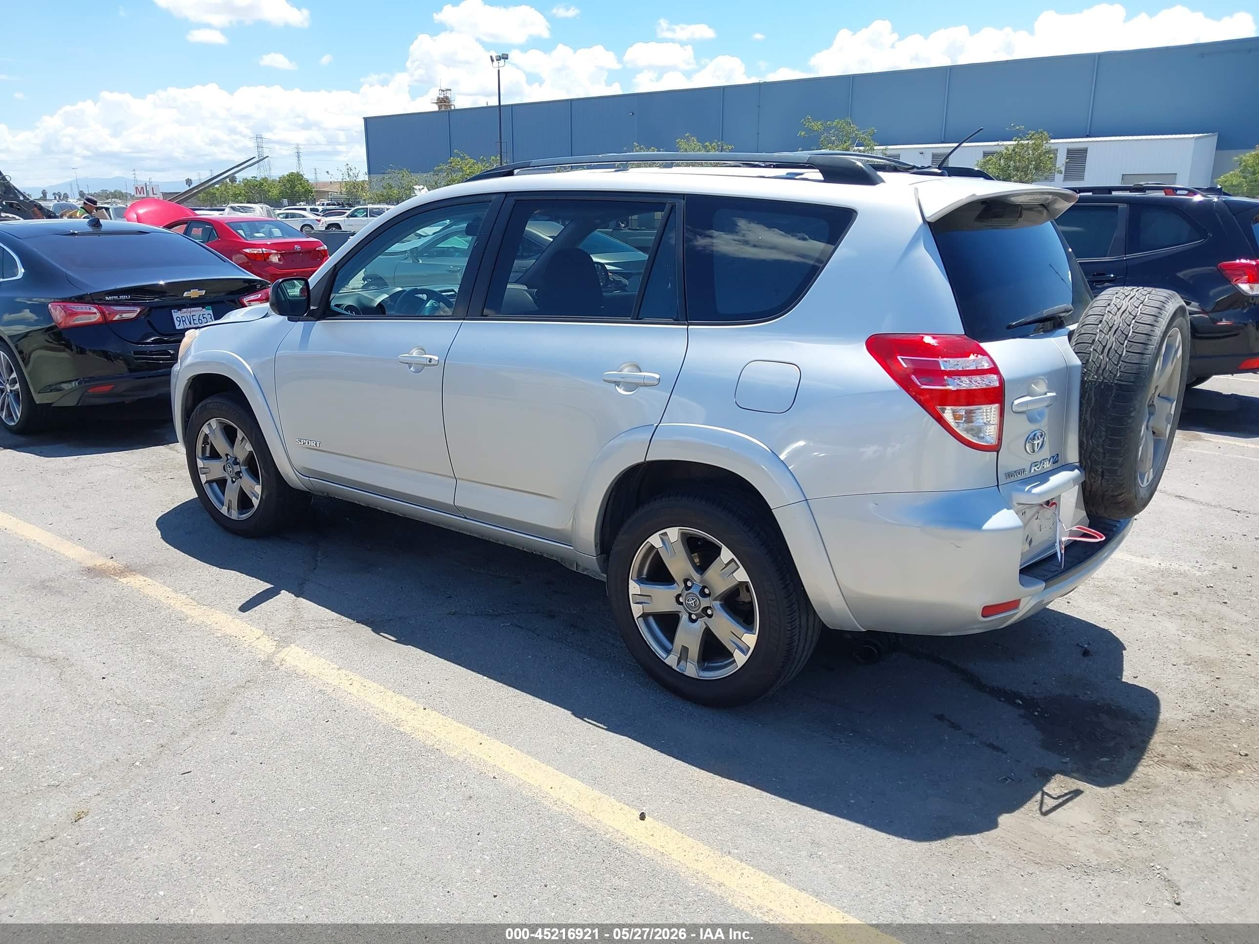 2010 Toyota Rav4 Sport Silver vin: 2T3RF4DV1AW045139