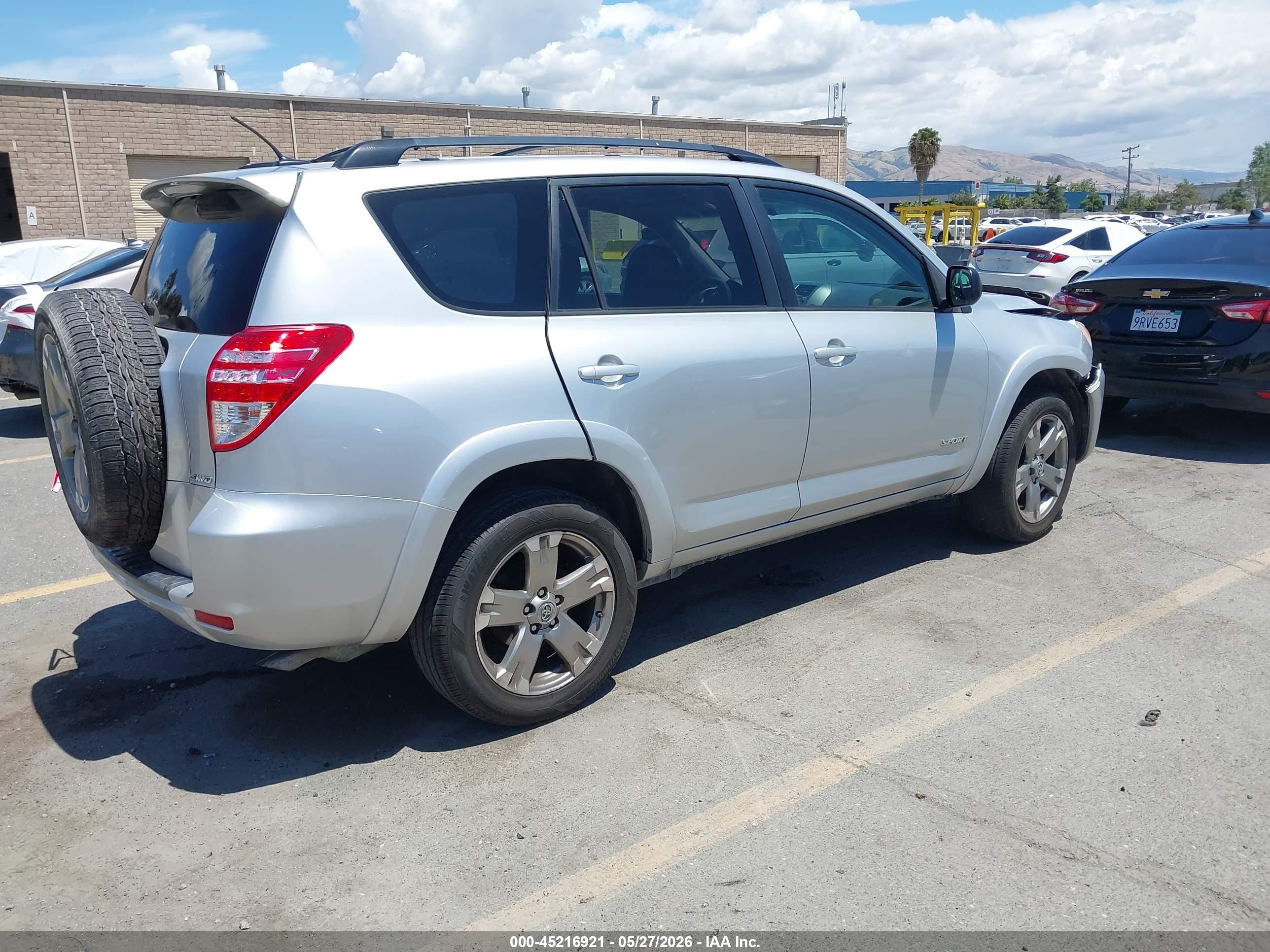 2010 Toyota Rav4 Sport Silver vin: 2T3RF4DV1AW045139