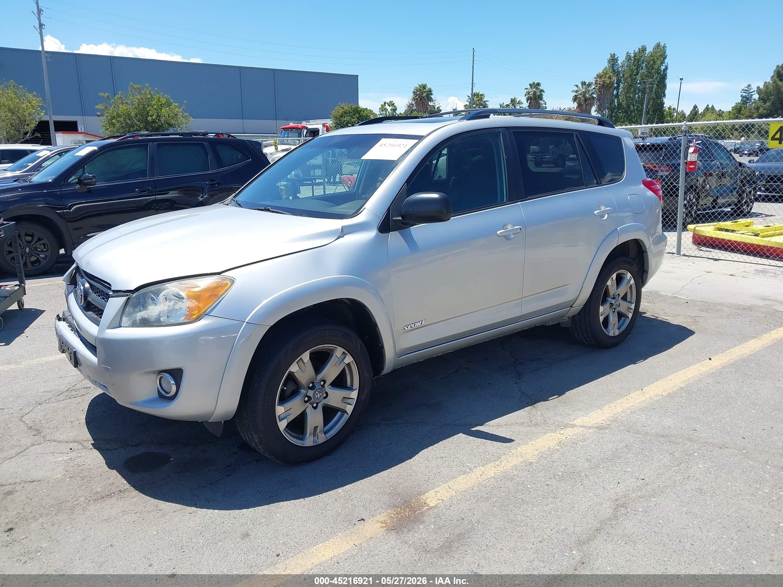 2010 Toyota Rav4 Sport Silver vin: 2T3RF4DV1AW045139