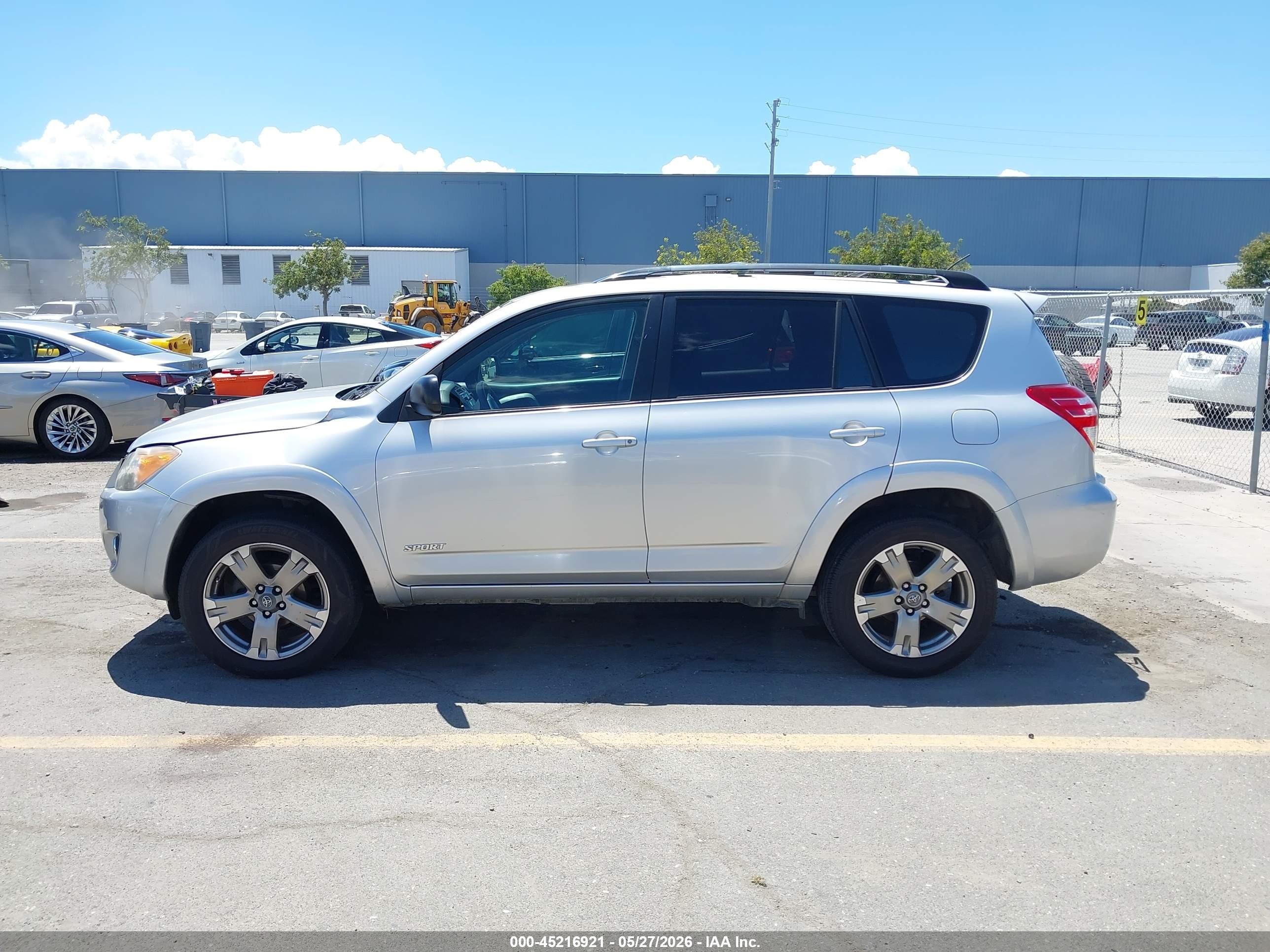 2010 Toyota Rav4 Sport Silver vin: 2T3RF4DV1AW045139