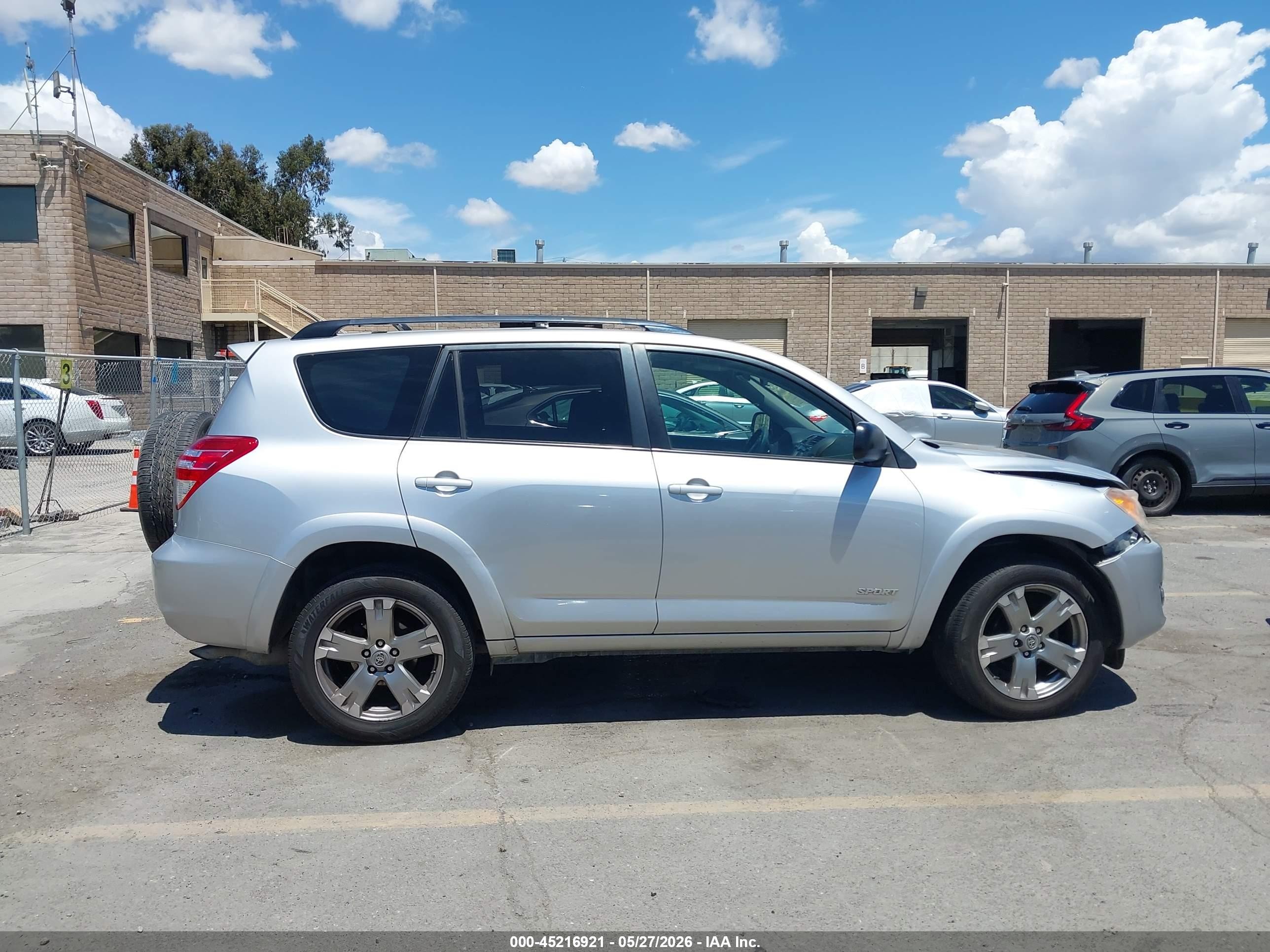 2010 Toyota Rav4 Sport Silver vin: 2T3RF4DV1AW045139