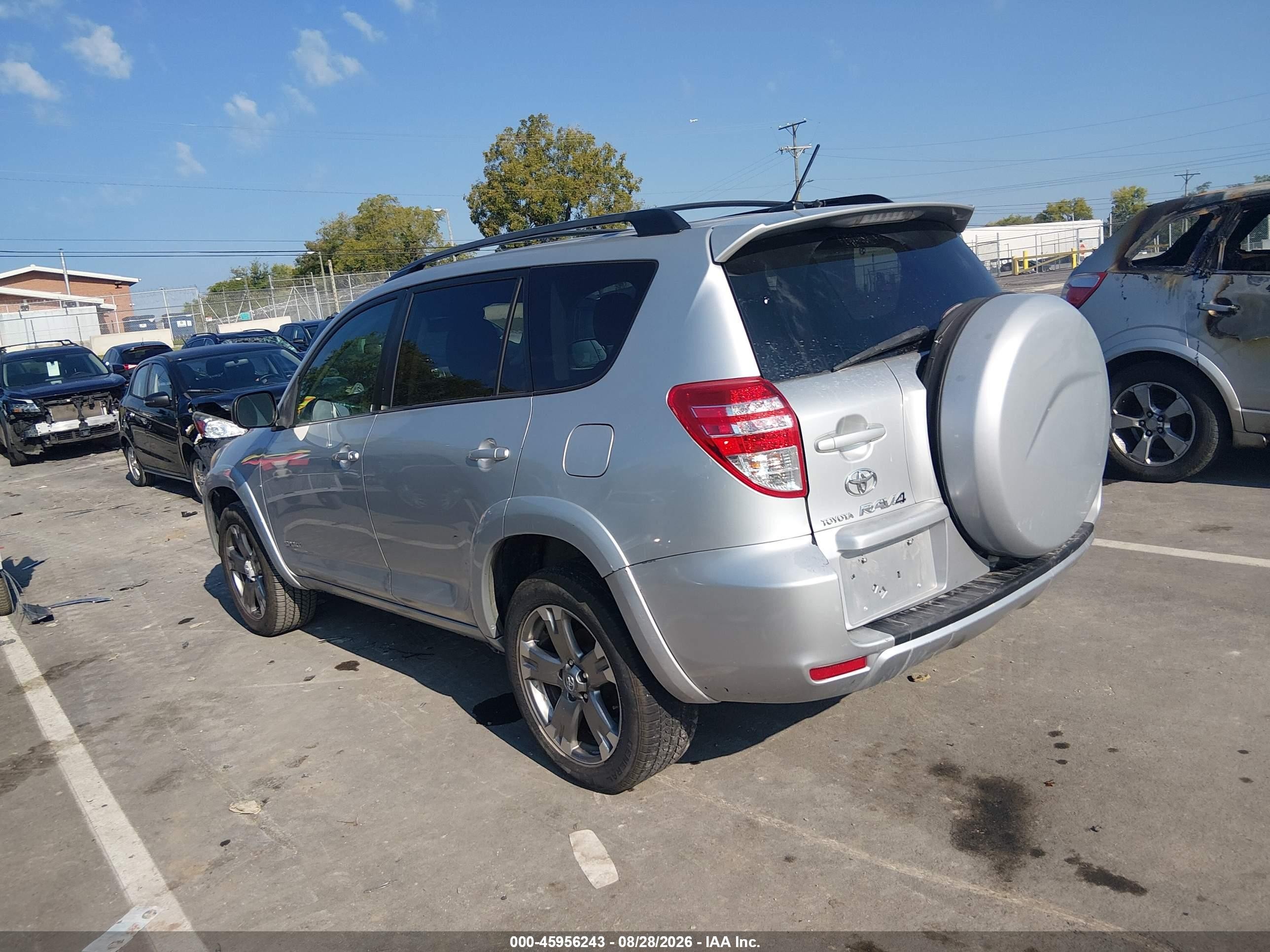2010 Toyota Rav4 Sport Silver vin: 2T3RF4DV1AW077329