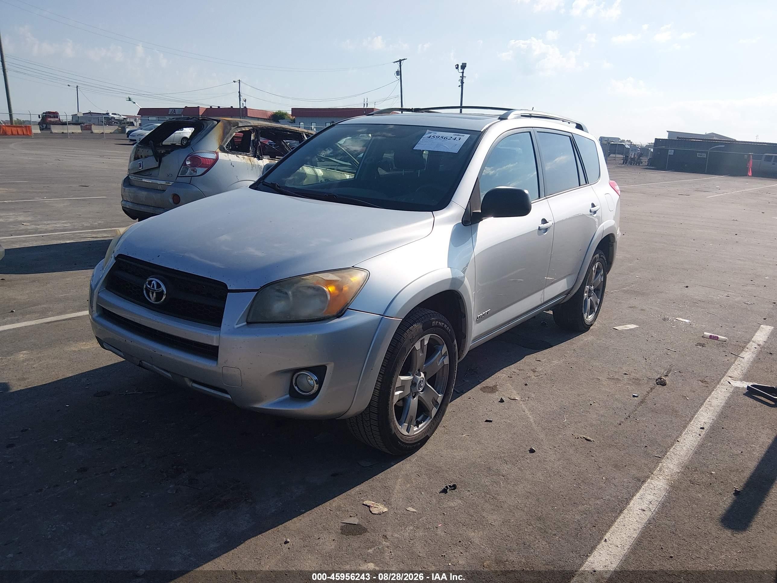 2010 Toyota Rav4 Sport Silver vin: 2T3RF4DV1AW077329