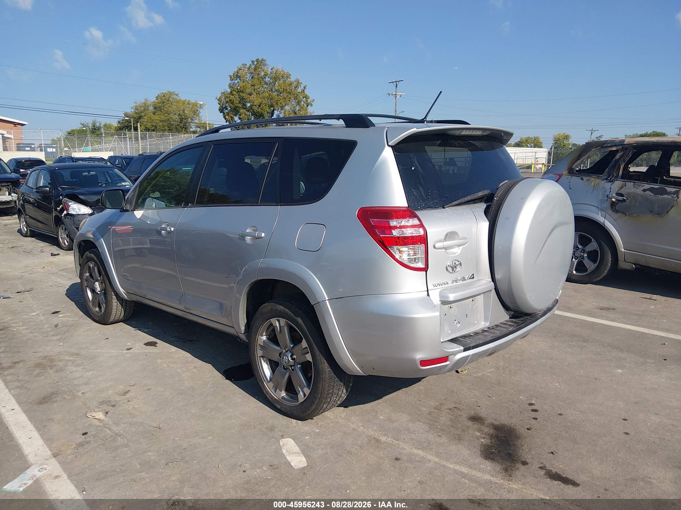 2010 Toyota Rav4 Sport Silver vin: 2T3RF4DV1AW077329