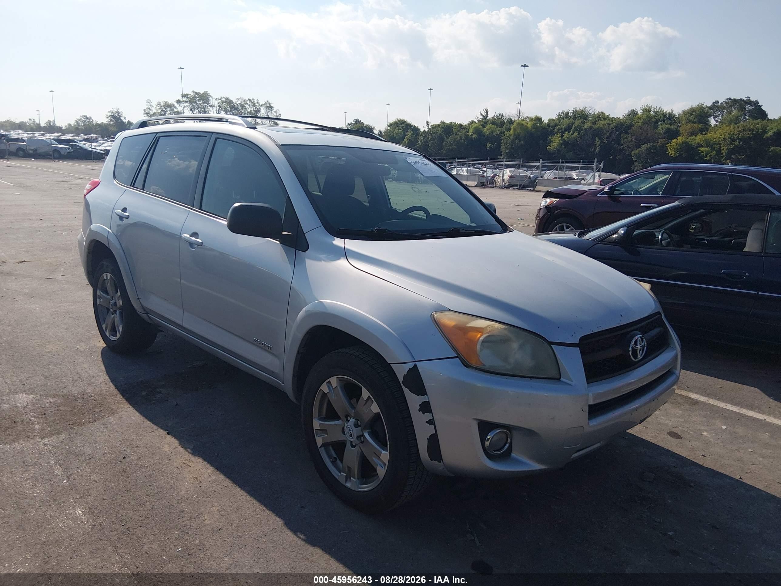 2010 Toyota Rav4 Sport Silver vin: 2T3RF4DV1AW077329