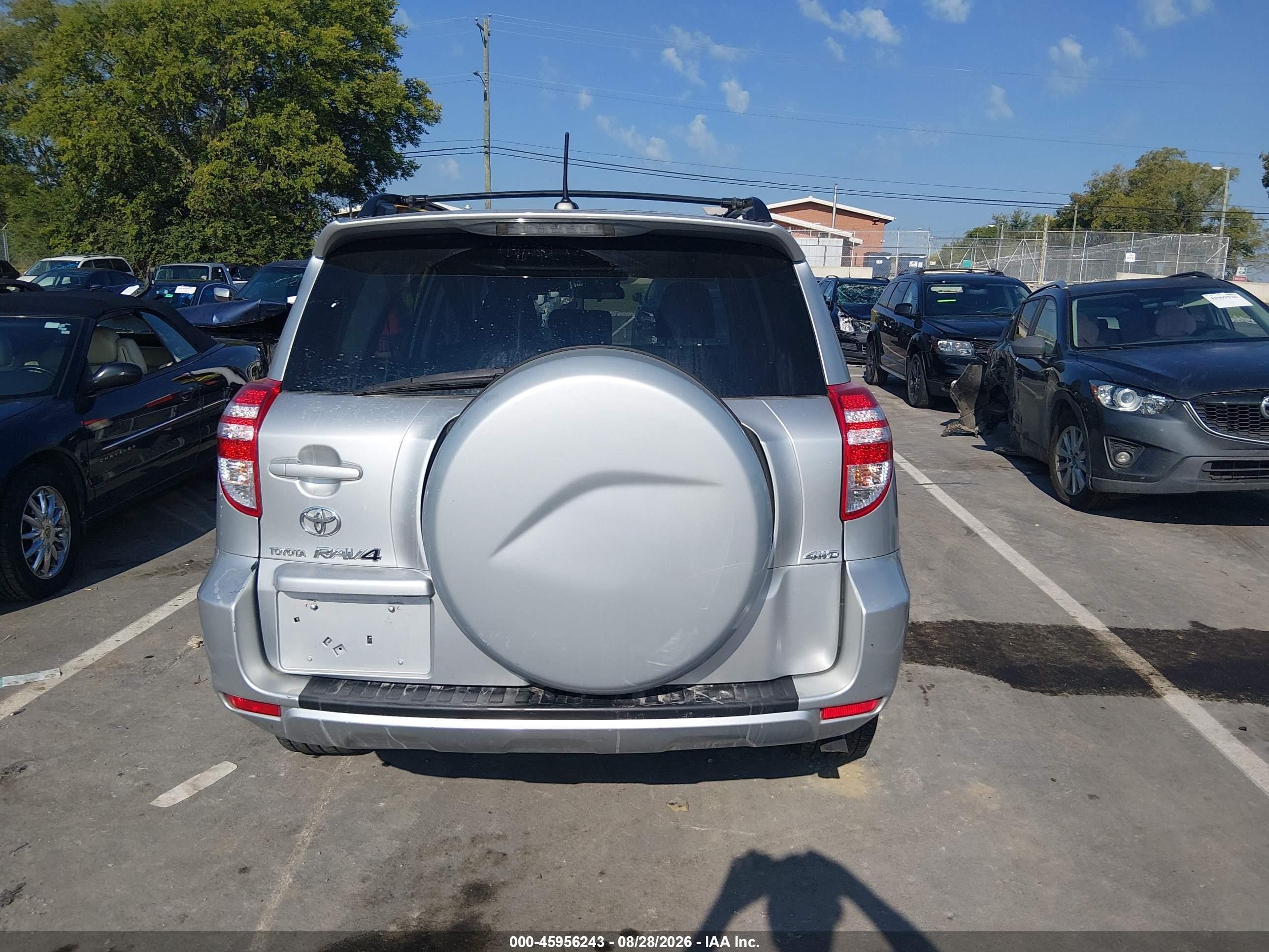 2010 Toyota Rav4 Sport Silver vin: 2T3RF4DV1AW077329