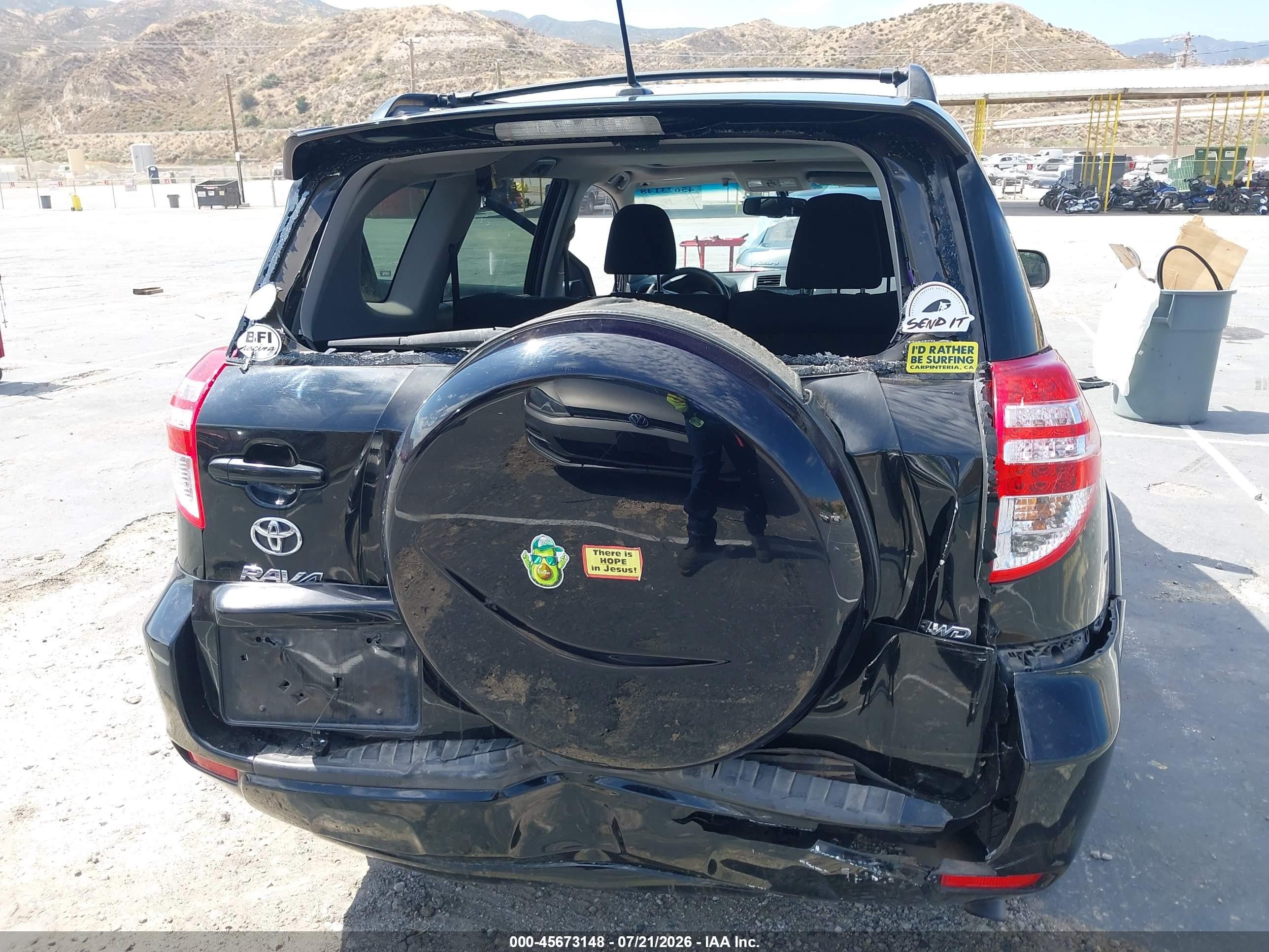 2012 Toyota Rav4 Sport Black vin: 2T3RF4DV2CW258085