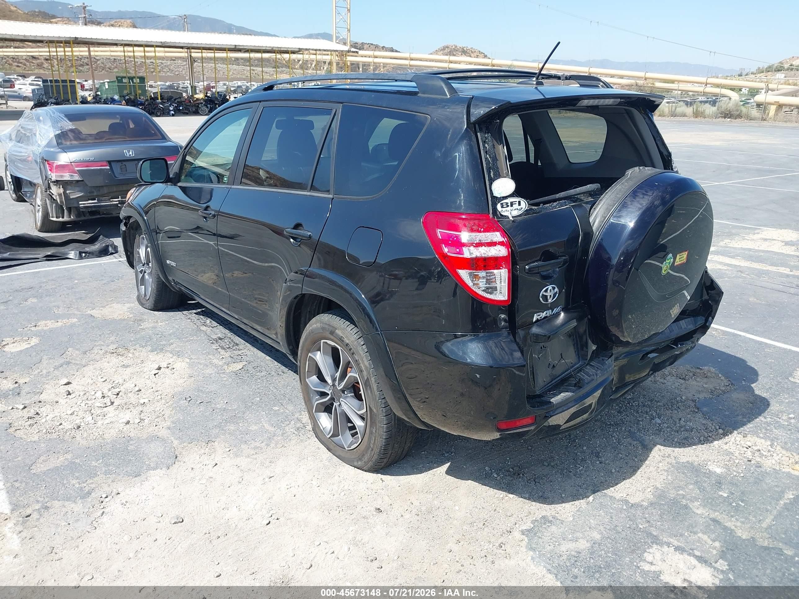 2012 Toyota Rav4 Sport Black vin: 2T3RF4DV2CW258085