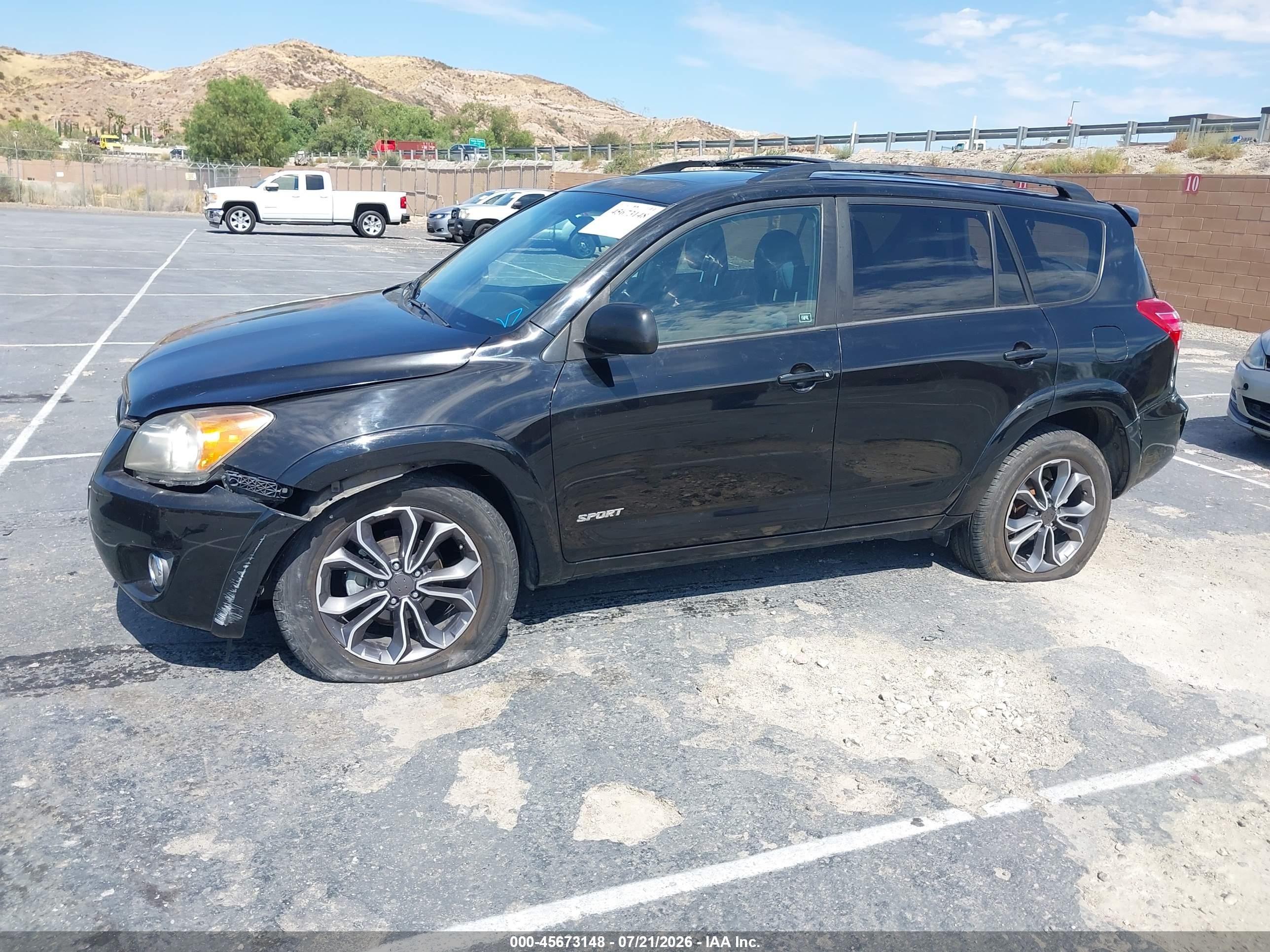 2012 Toyota Rav4 Sport Black vin: 2T3RF4DV2CW258085