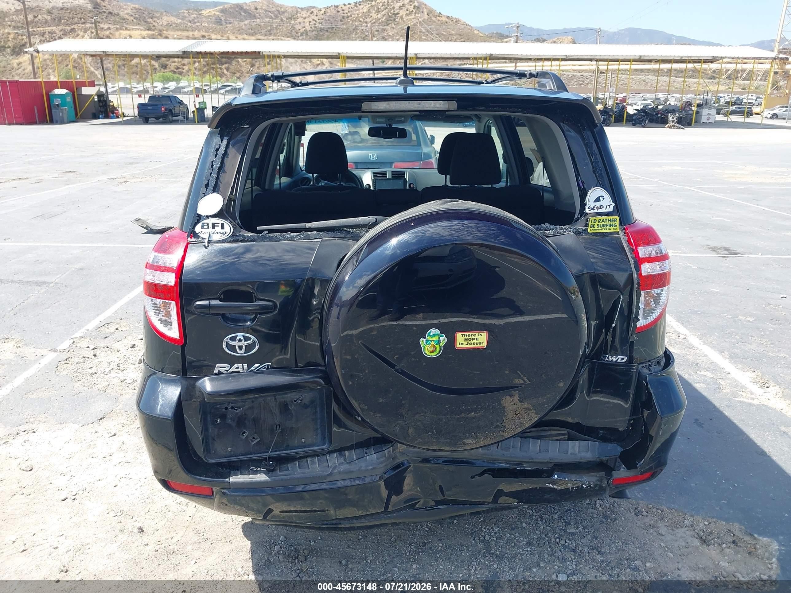 2012 Toyota Rav4 Sport Black vin: 2T3RF4DV2CW258085