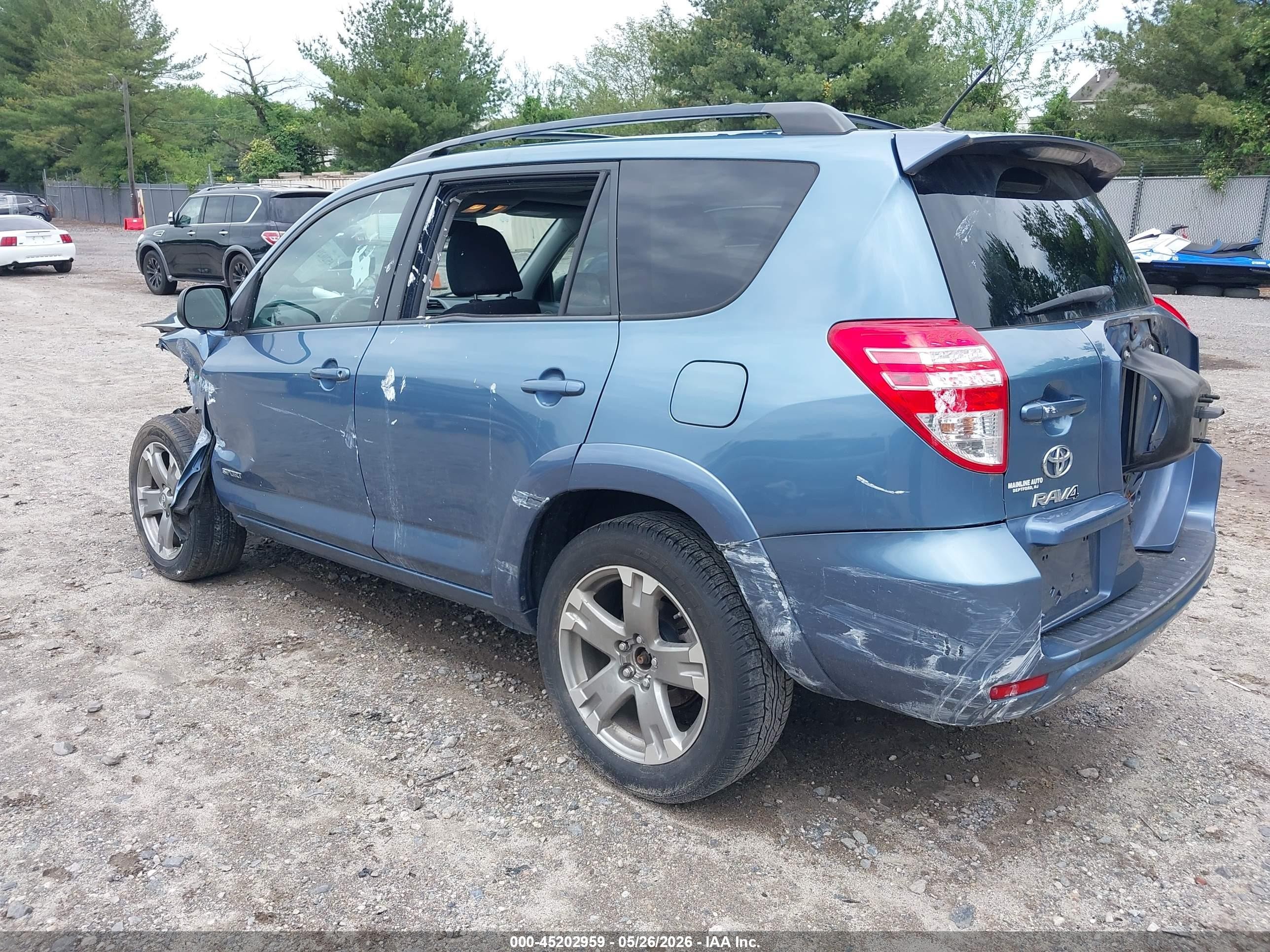 2012 Toyota Rav4 Sport Blue vin: 2T3RF4DV3CW187284