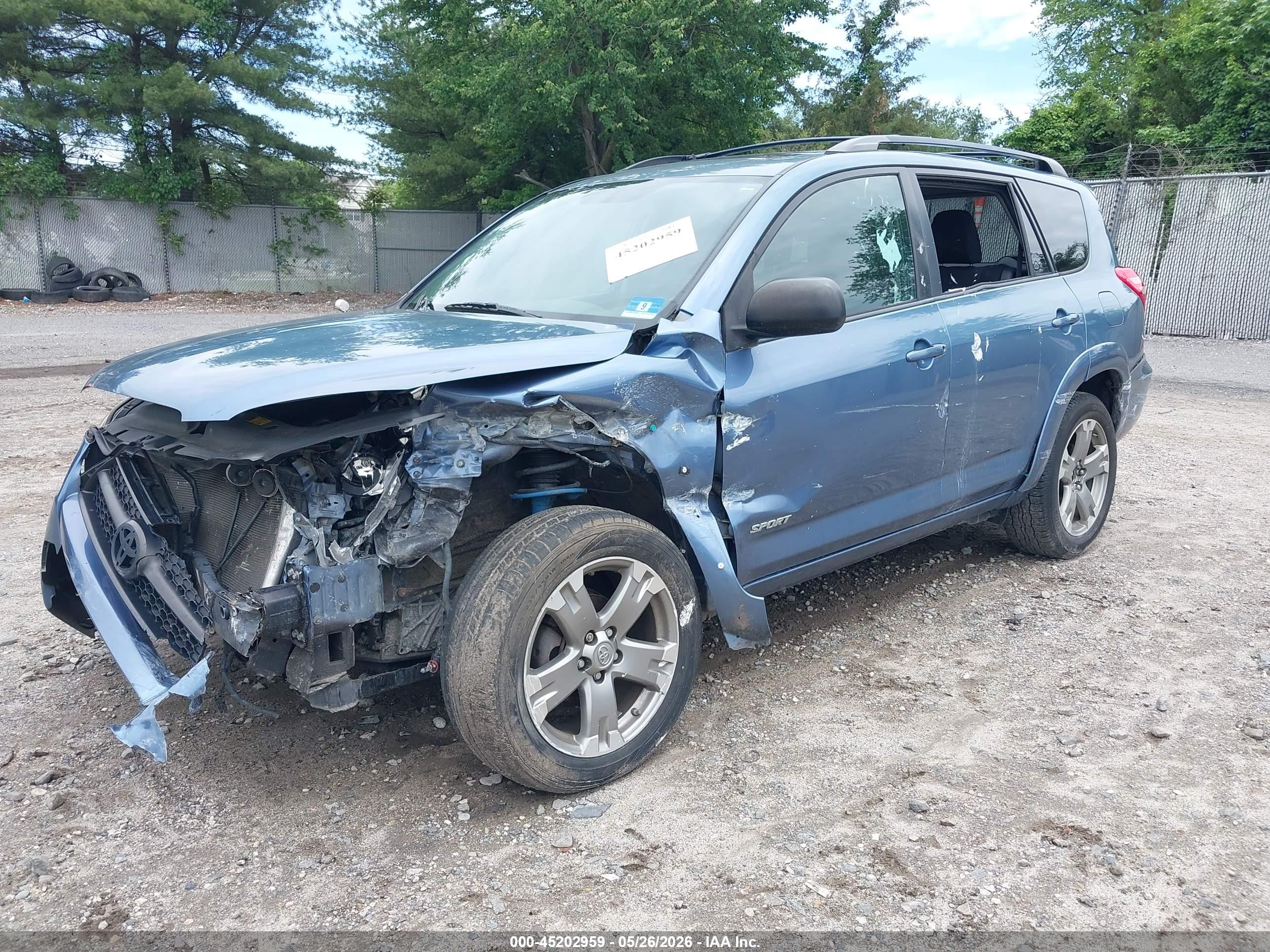 2012 Toyota Rav4 Sport Blue vin: 2T3RF4DV3CW187284