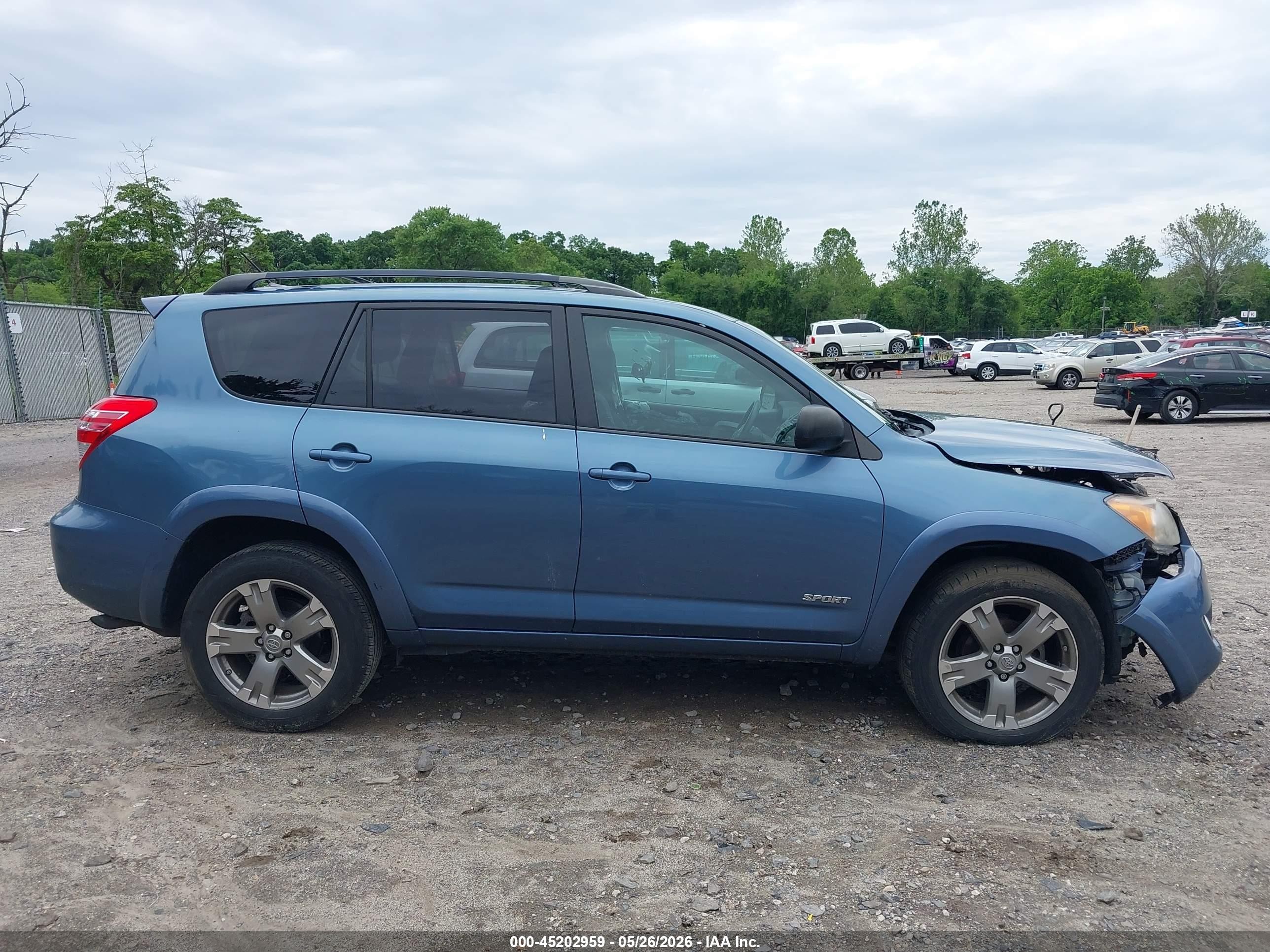 2012 Toyota Rav4 Sport Blue vin: 2T3RF4DV3CW187284