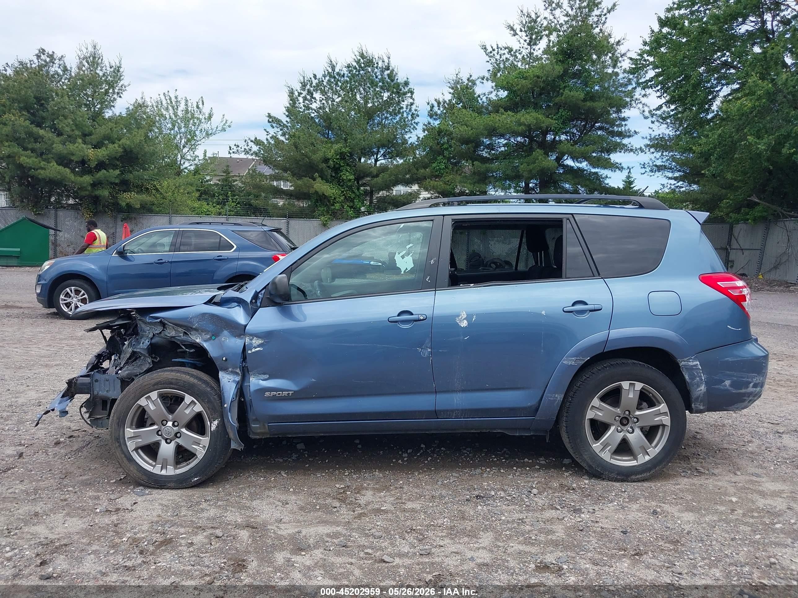 2012 Toyota Rav4 Sport Blue vin: 2T3RF4DV3CW187284