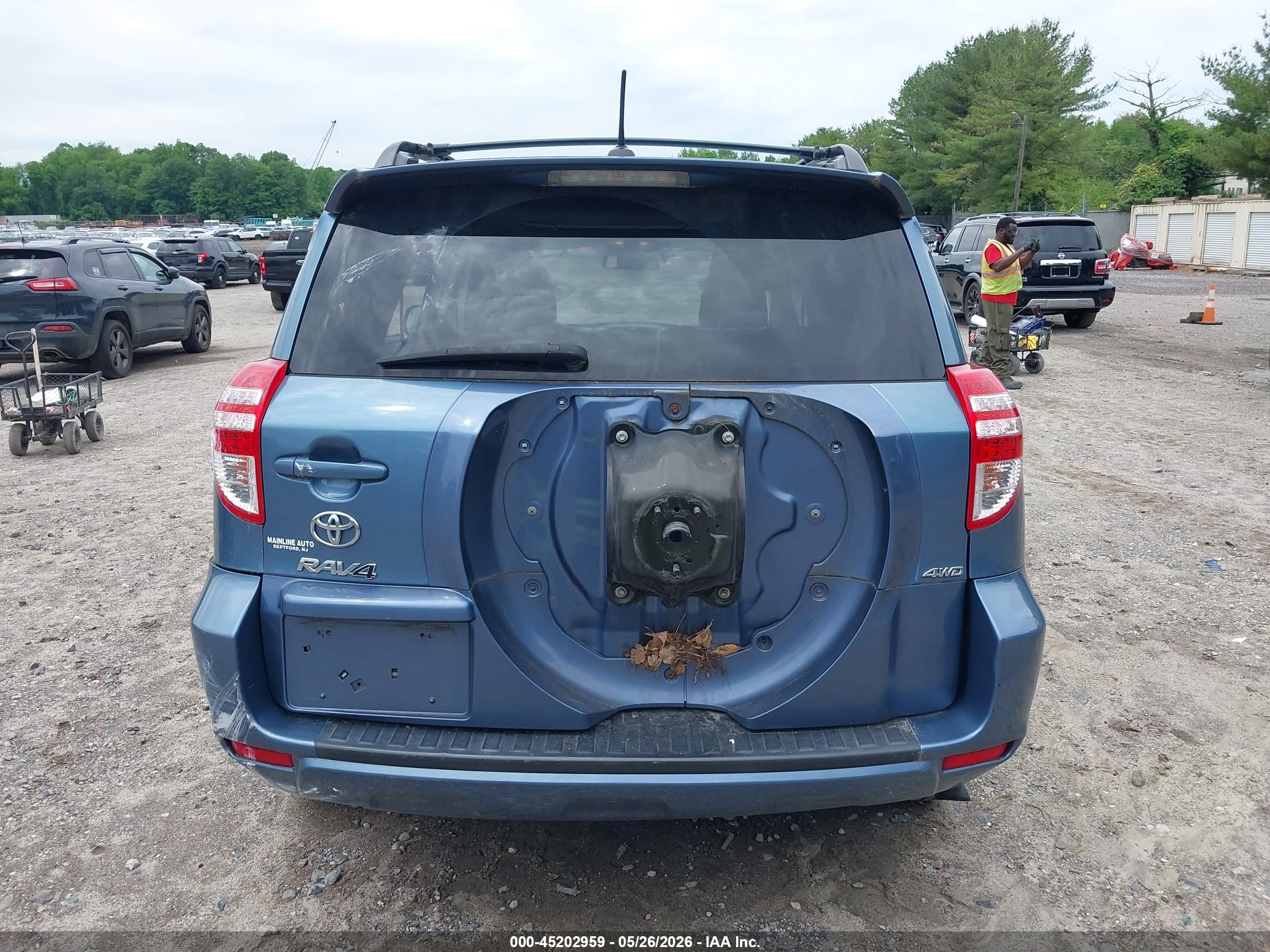 2012 Toyota Rav4 Sport Blue vin: 2T3RF4DV3CW187284
