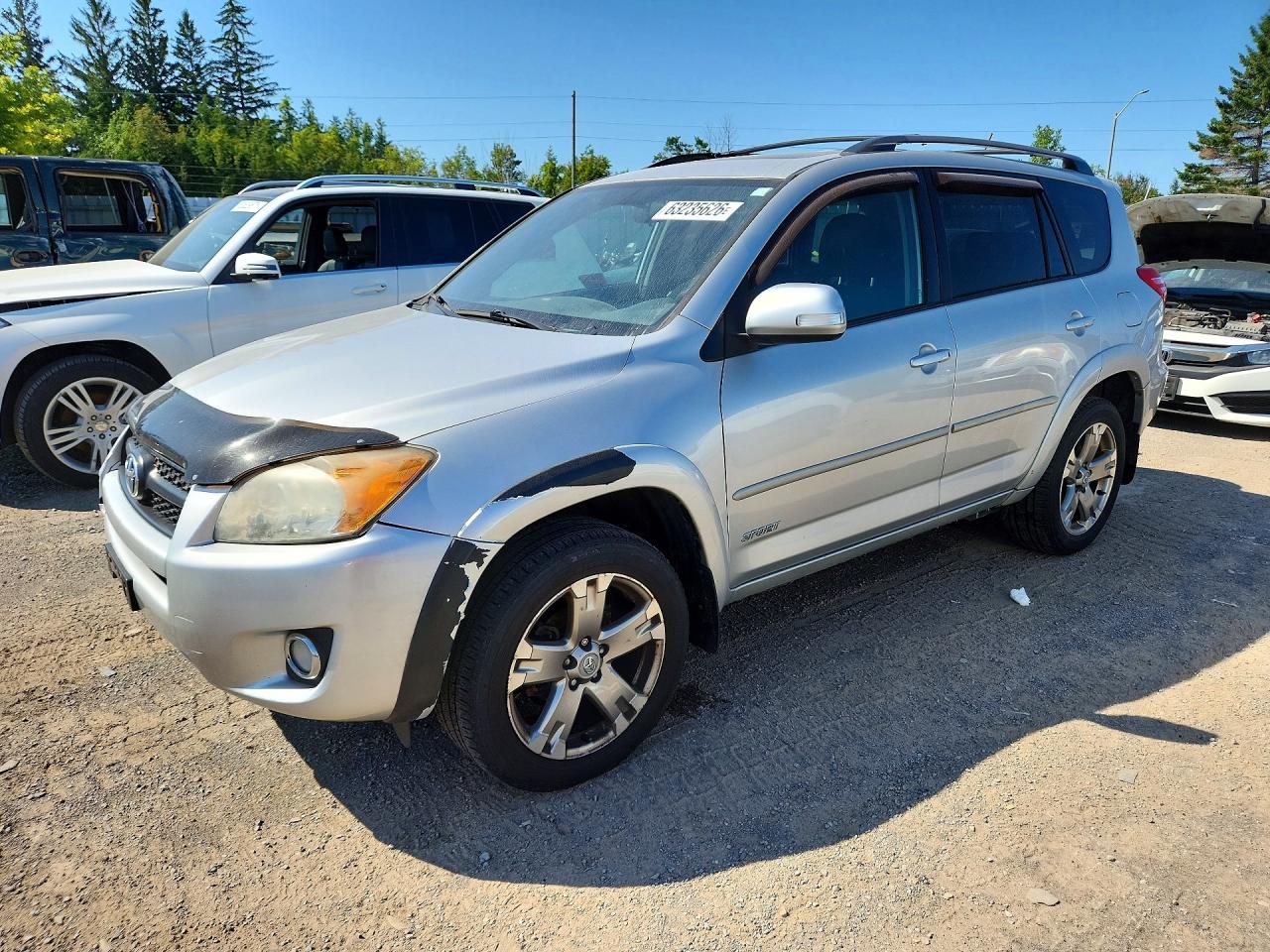 2010 Toyota Rav4 Sport Silver vin: 2T3RF4DV6AW044374