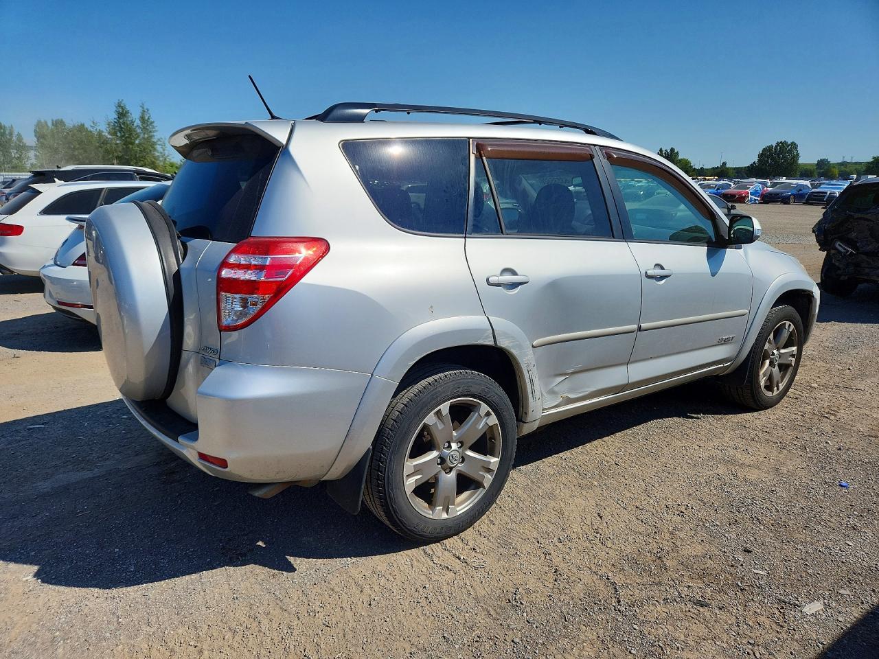 2010 Toyota Rav4 Sport Silver vin: 2T3RF4DV6AW044374