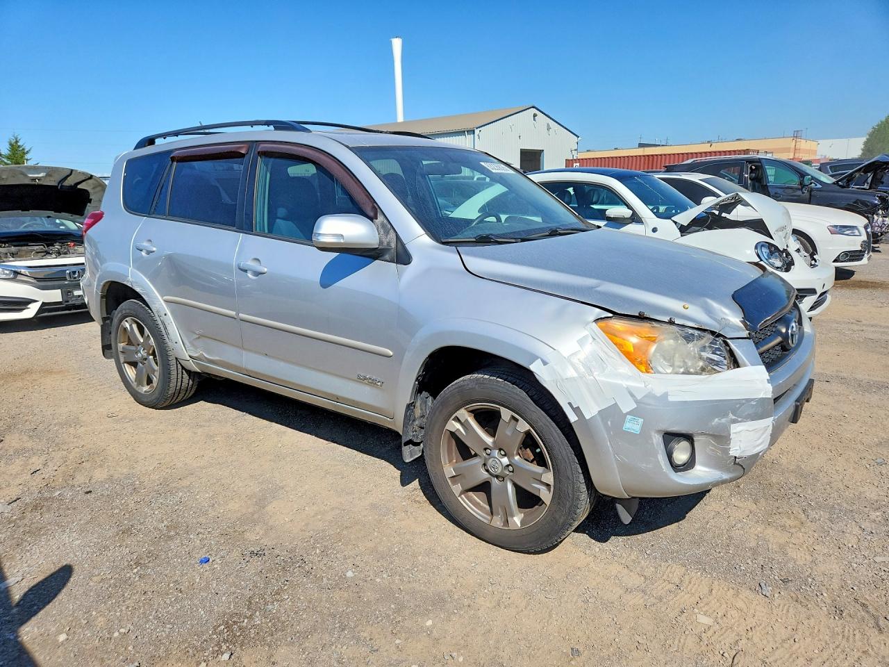 2010 Toyota Rav4 Sport Silver vin: 2T3RF4DV6AW044374