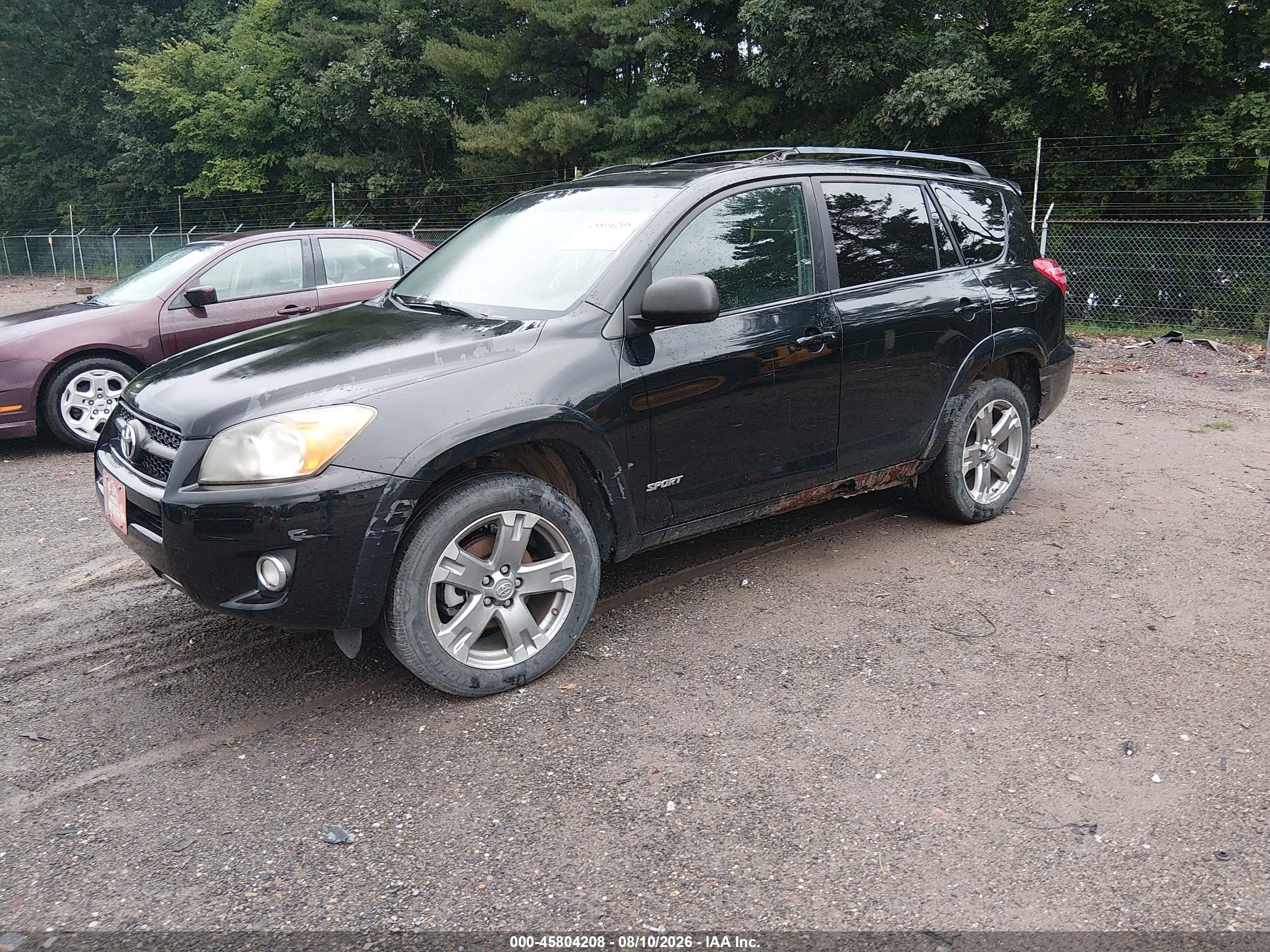 2010 Toyota Rav4 Sport Black vin: 2T3RF4DV6AW060722