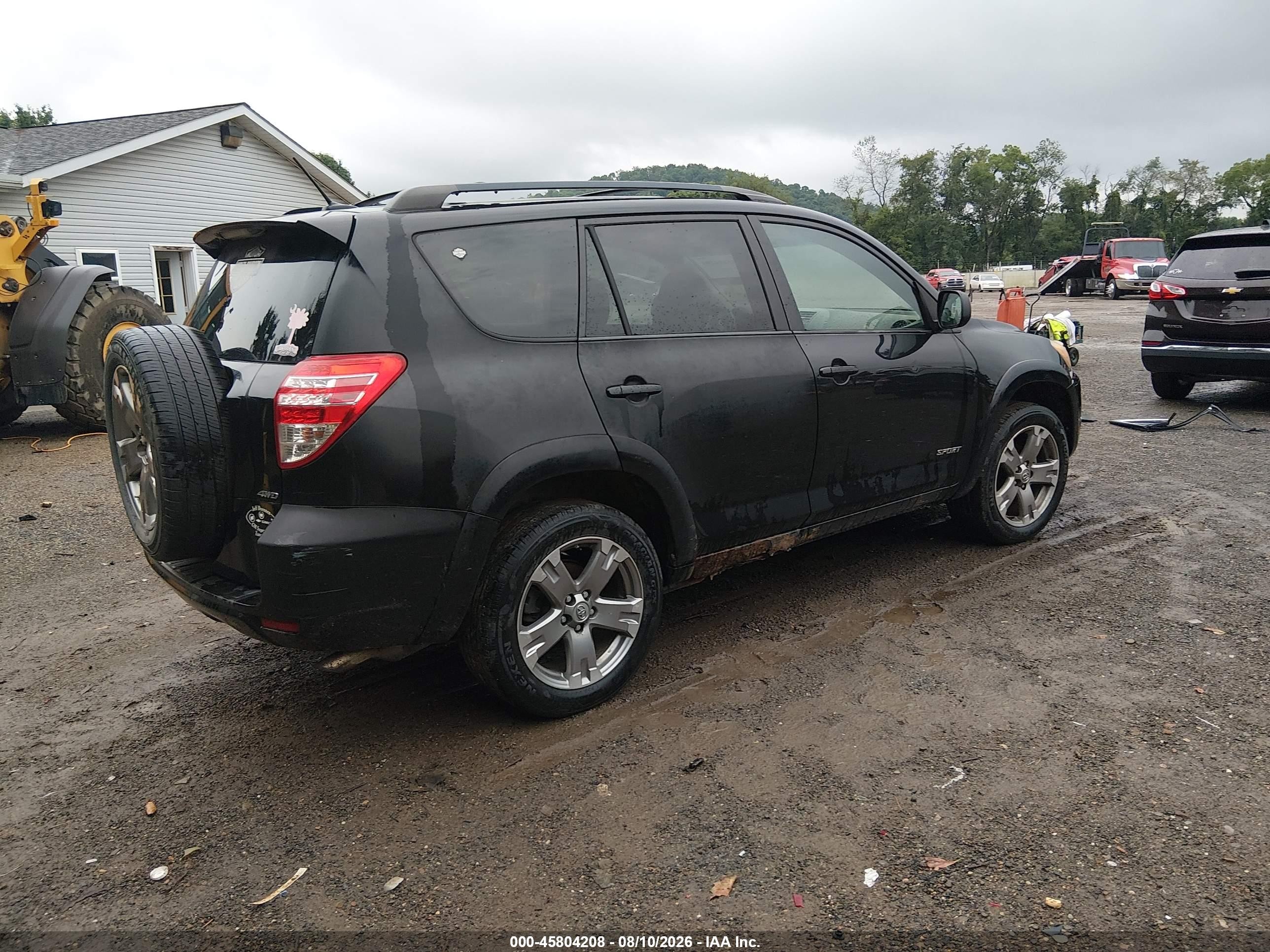 2010 Toyota Rav4 Sport Black vin: 2T3RF4DV6AW060722
