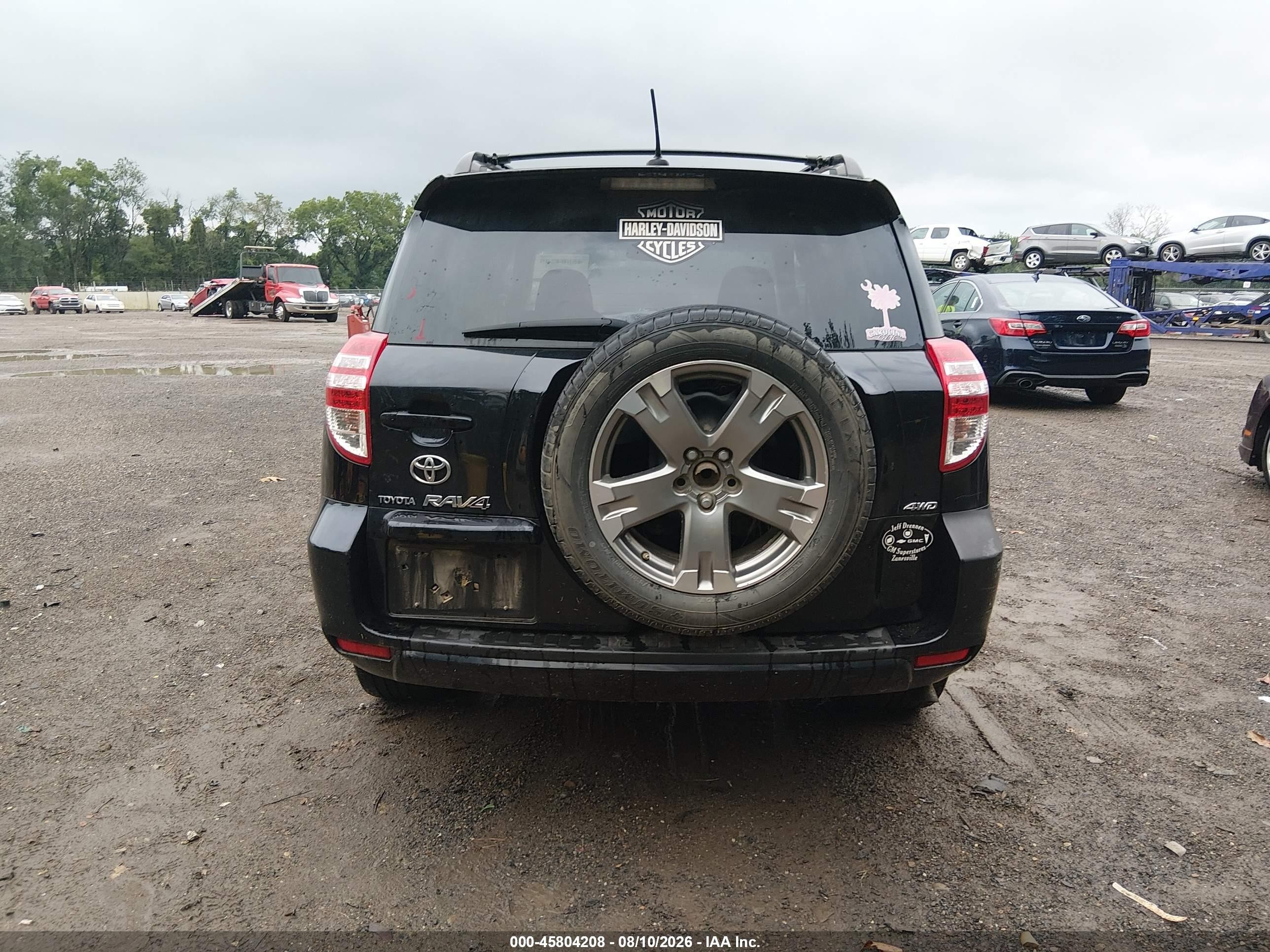 2010 Toyota Rav4 Sport Black vin: 2T3RF4DV6AW060722