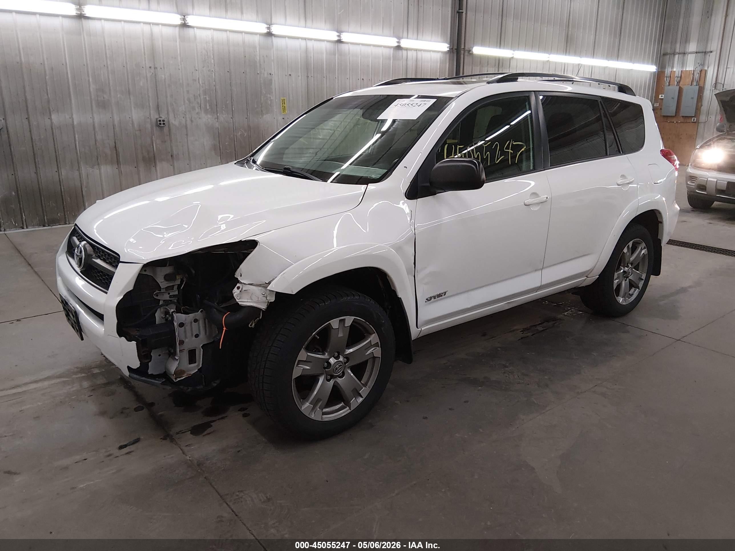 2012 Toyota Rav4 Sport White vin: 2T3RF4DV6CW224540
