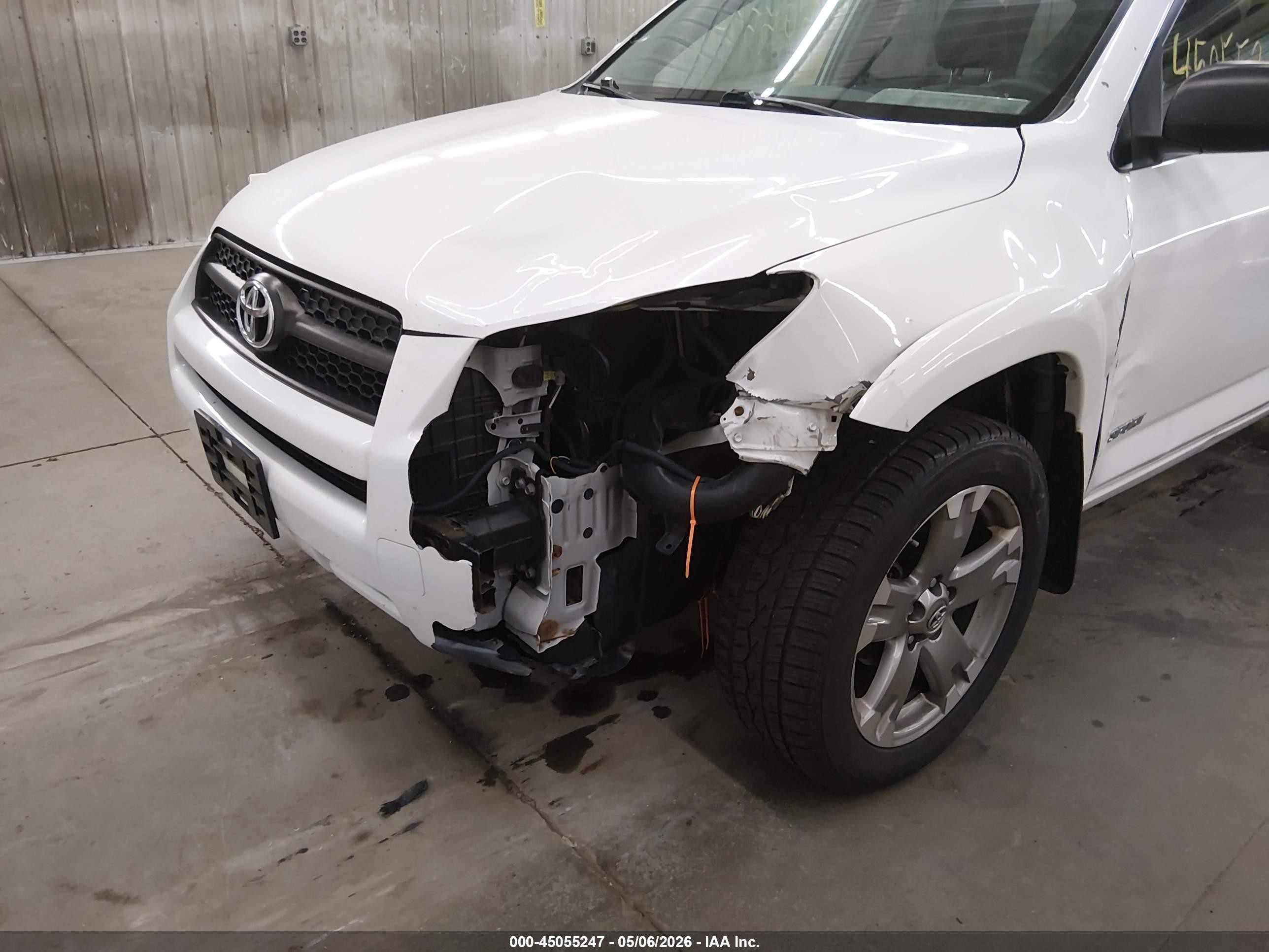2012 Toyota Rav4 Sport White vin: 2T3RF4DV6CW224540