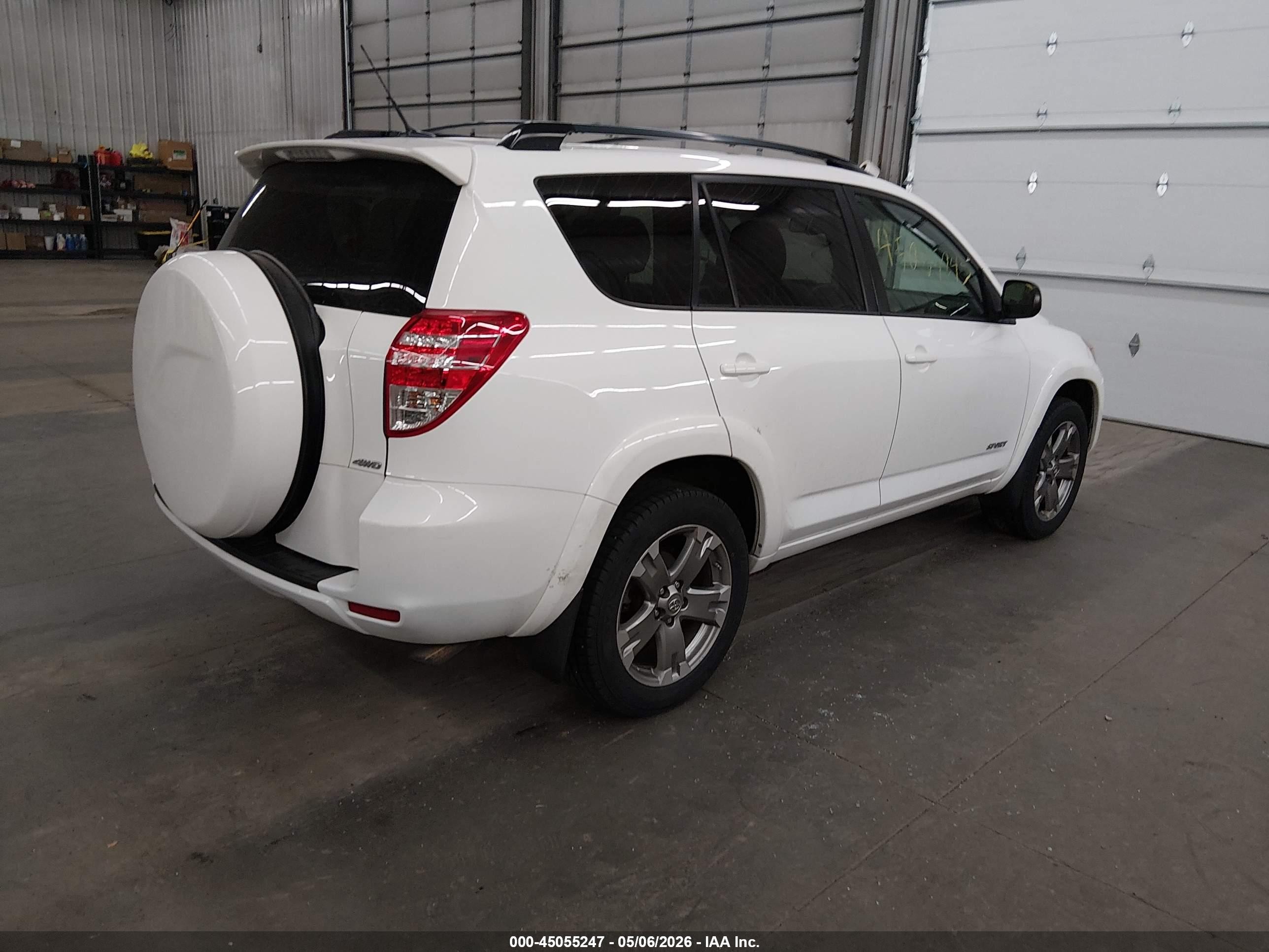 2012 Toyota Rav4 Sport White vin: 2T3RF4DV6CW224540